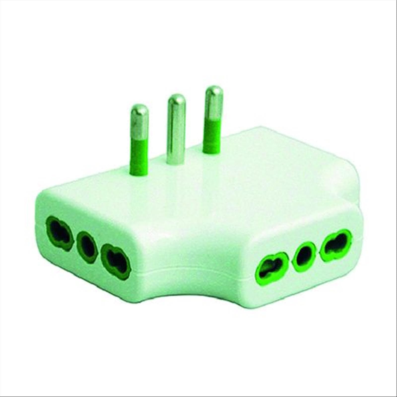 Adattatore piat.3bpr.2p+t 10/16a - 2