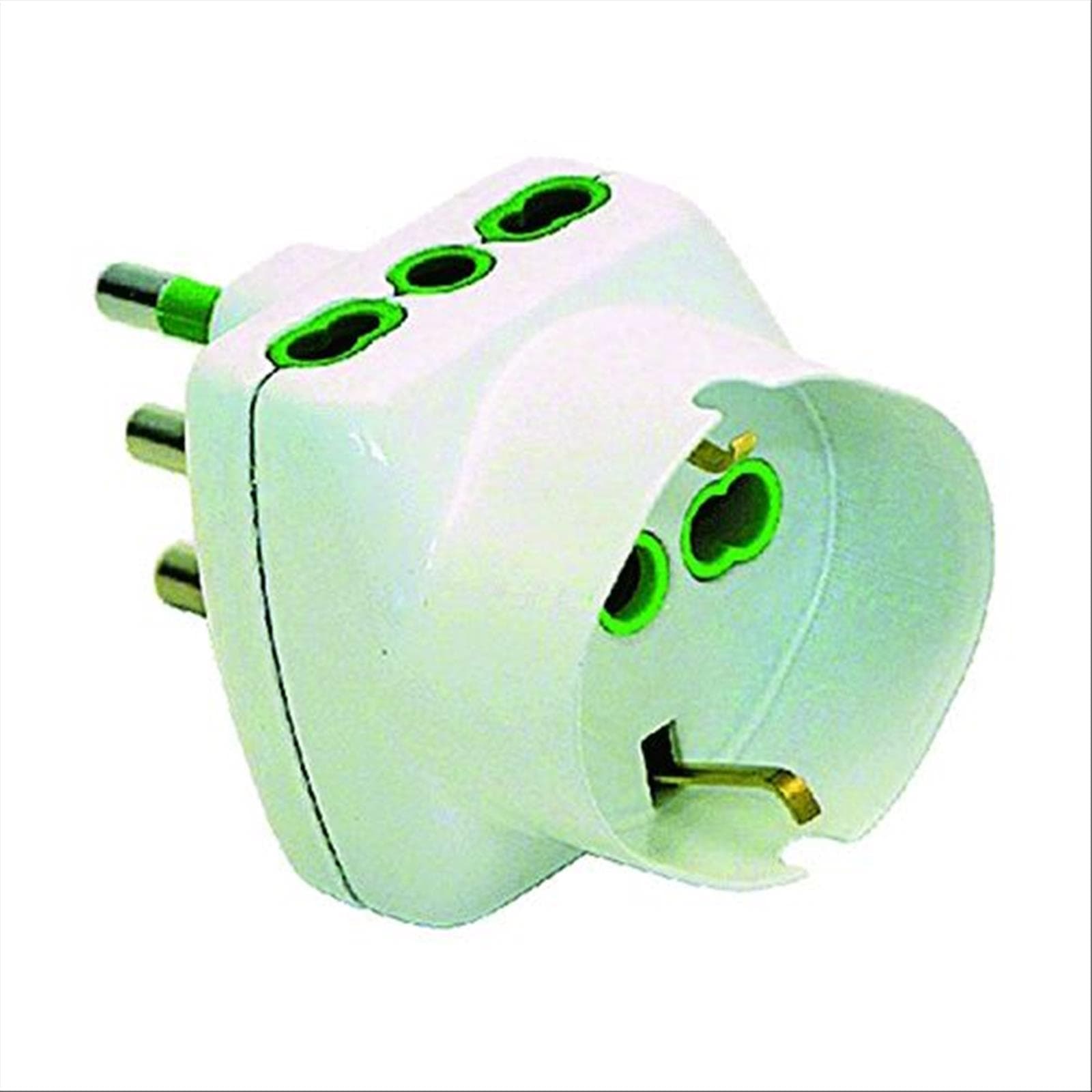 Adattatore 2+1schuko 2p+t10/16a - 2