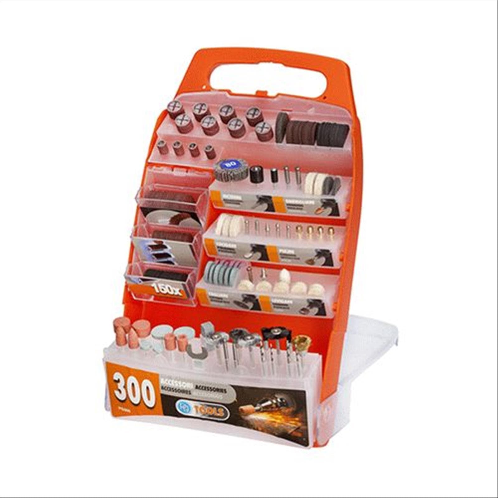 Accessori x mini trapano kit 300 pz - 2