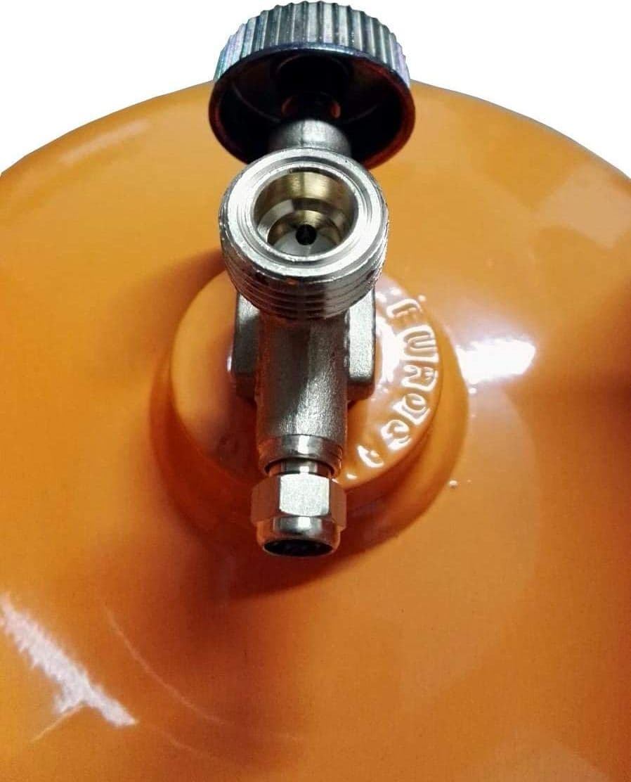 Bombola per gas propano "GPL" con rubinetto e maniglia per Barbecue e Campeggio - 4