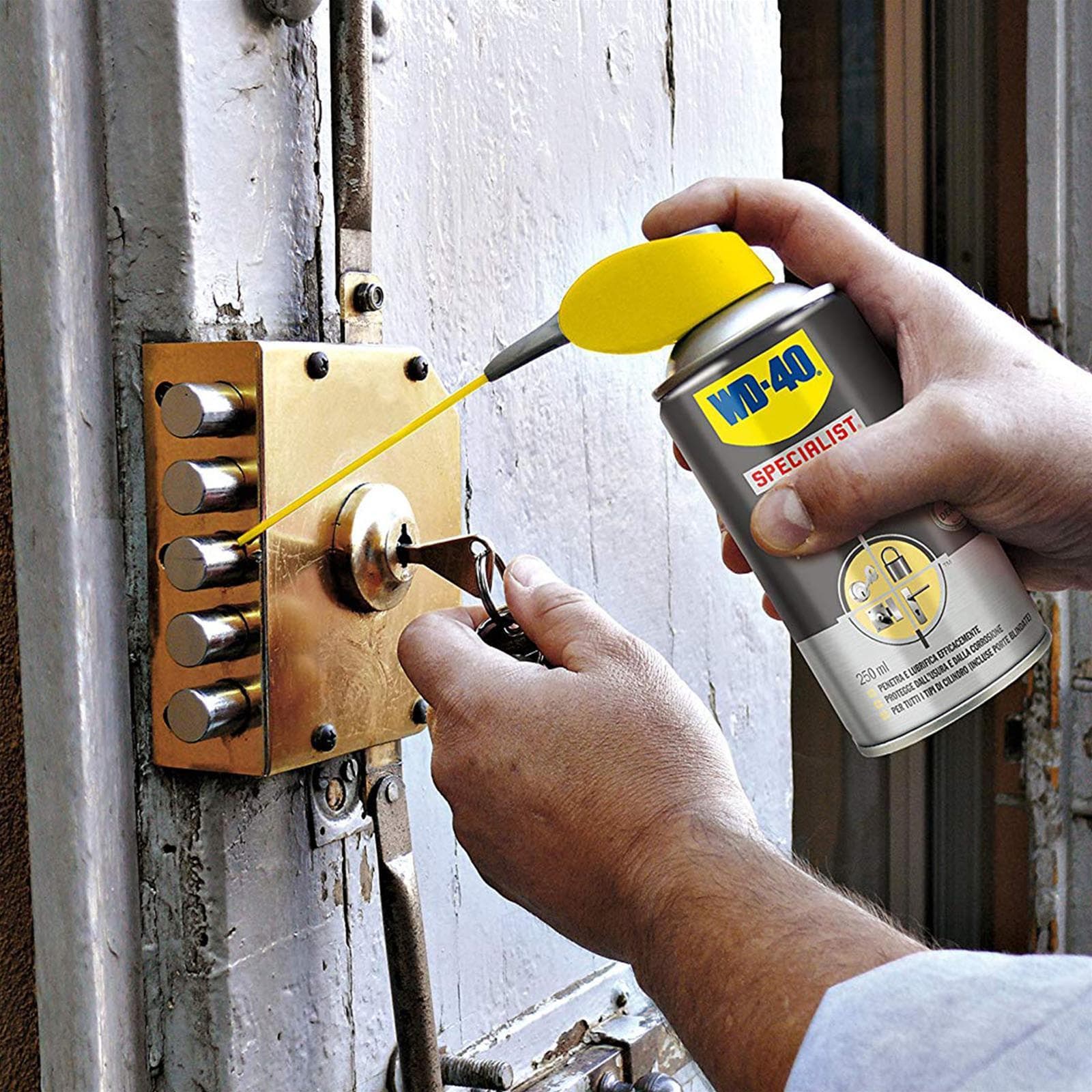 Lubrificante spray svitol serrature wd40 specialist 250ml sbloccante professionale - 4