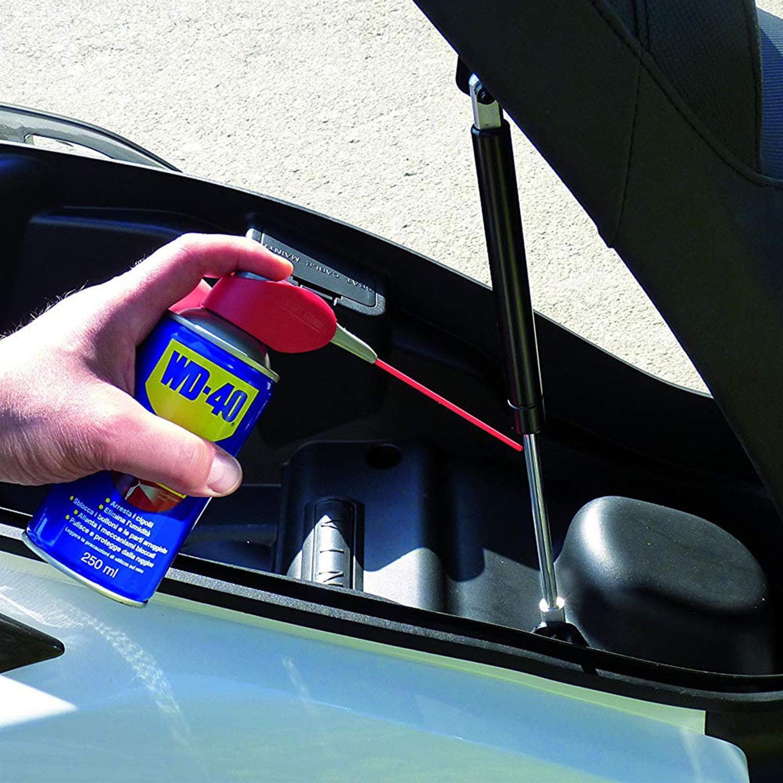 Sbloccante spray wd40 250 ml getto posizionabile doppia azione lubrificante svitol - 4