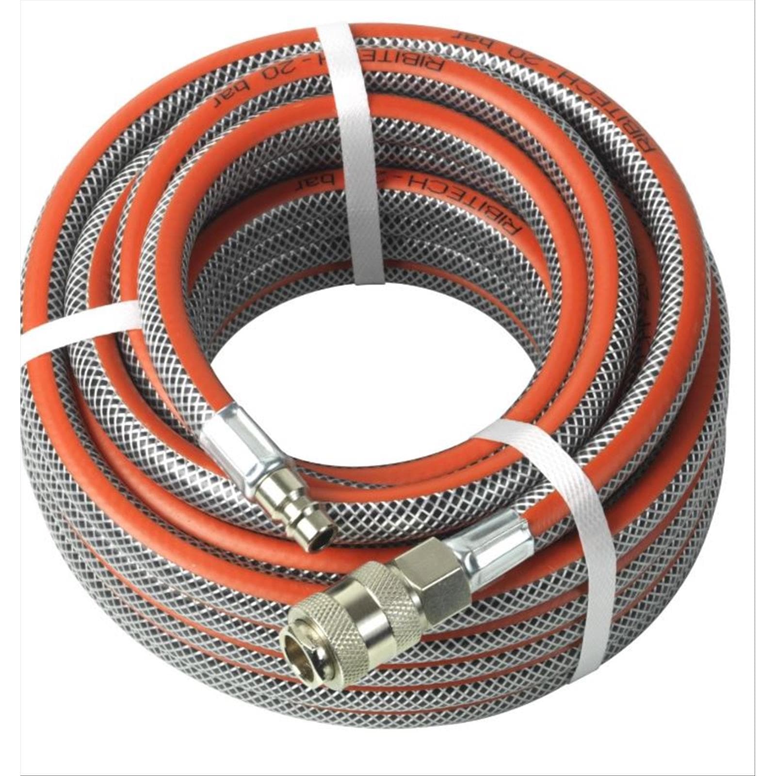 Tubo raccordato per aria compressa 20 bar tubi compressore 10 e 15 mt attacco rapido (10 mt) - 2