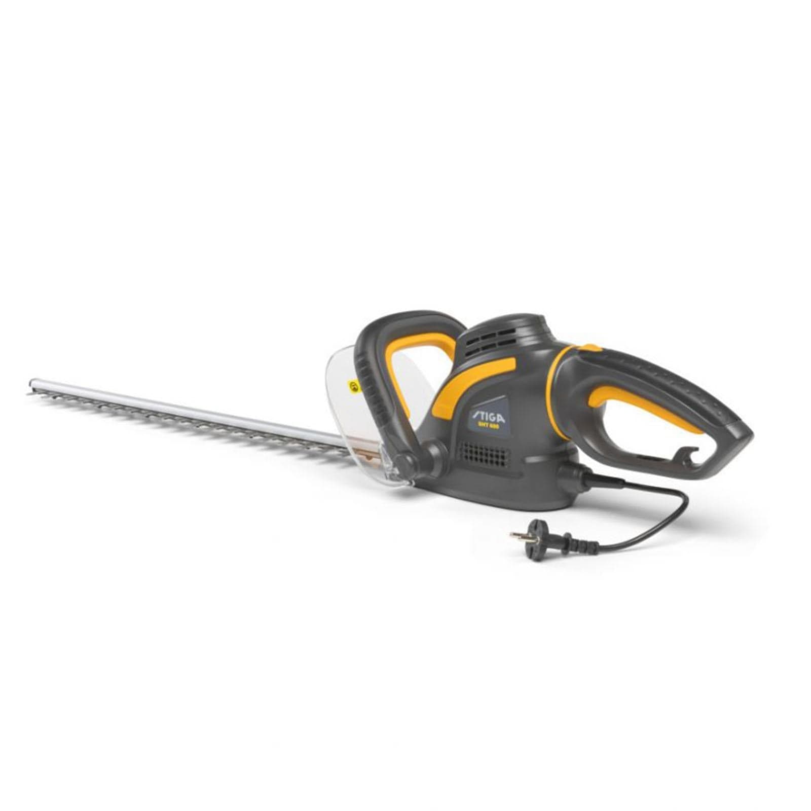 Tagliasiepe elettrico stiga sth 600 w lunghezza taglio 55 cm doppia lmanico rotante - 2