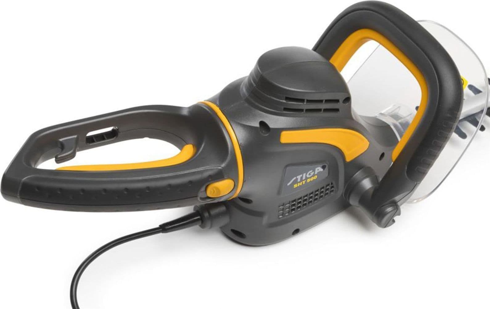 Tagliasiepe elettrico stiga sth 600 w lunghezza taglio 55 cm doppia lmanico rotante - 6