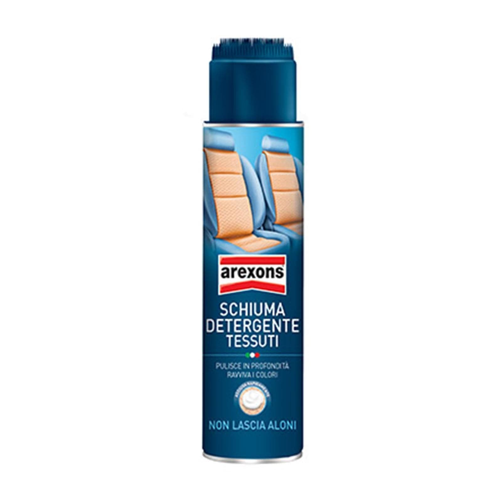 Schiuma detergente smacchia tessuti moquette auto macchina interni spazzola inclusa - 2