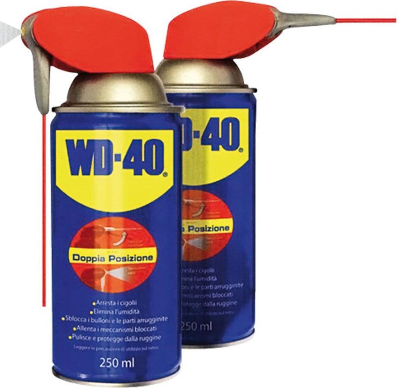 Lubrificante wd40 multi posizione anticorrosivo sbloccante anti ruggine 250 ml - 2