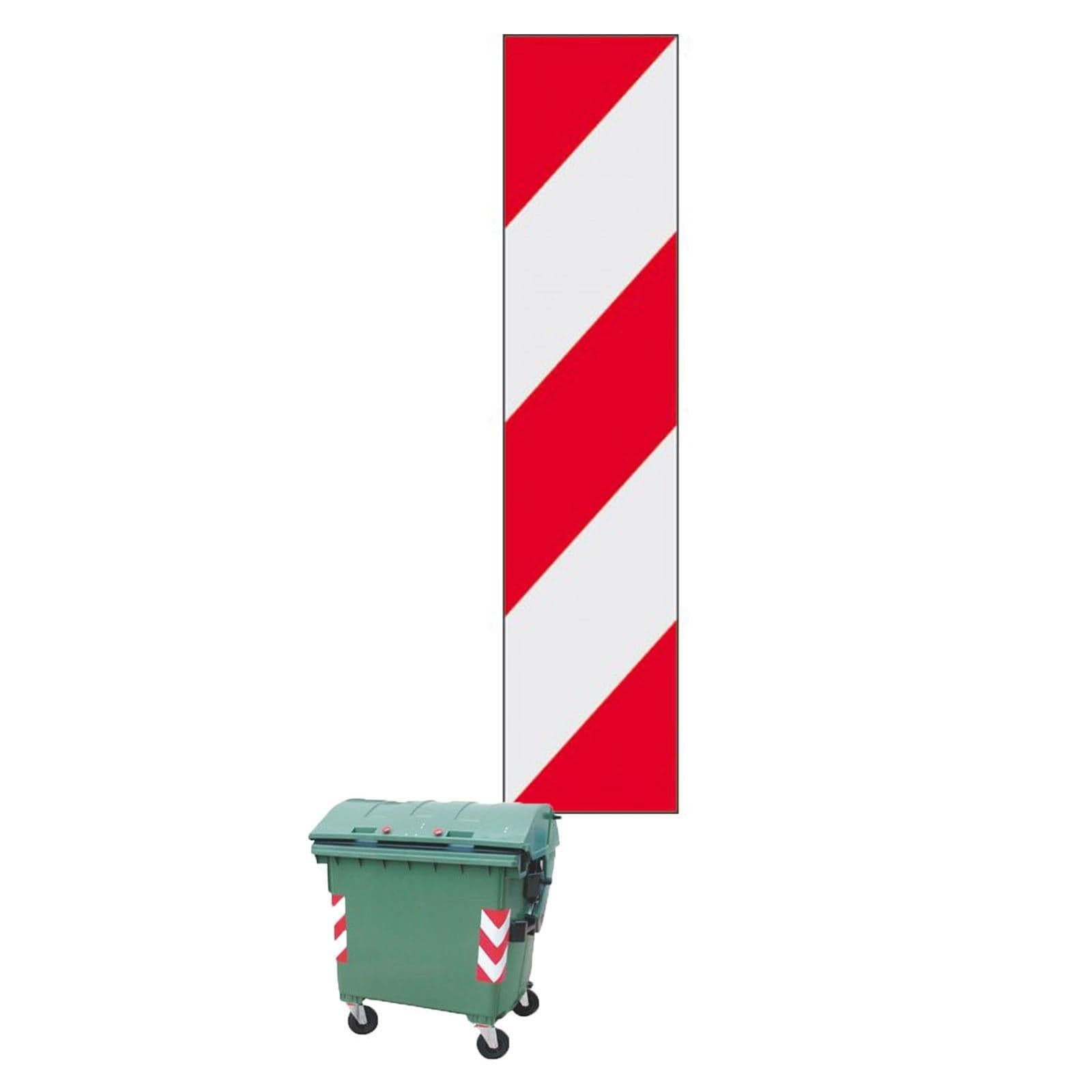 Fascia fasce adesive rinfrangente alta visibilita bianco rosso adesiva - 2