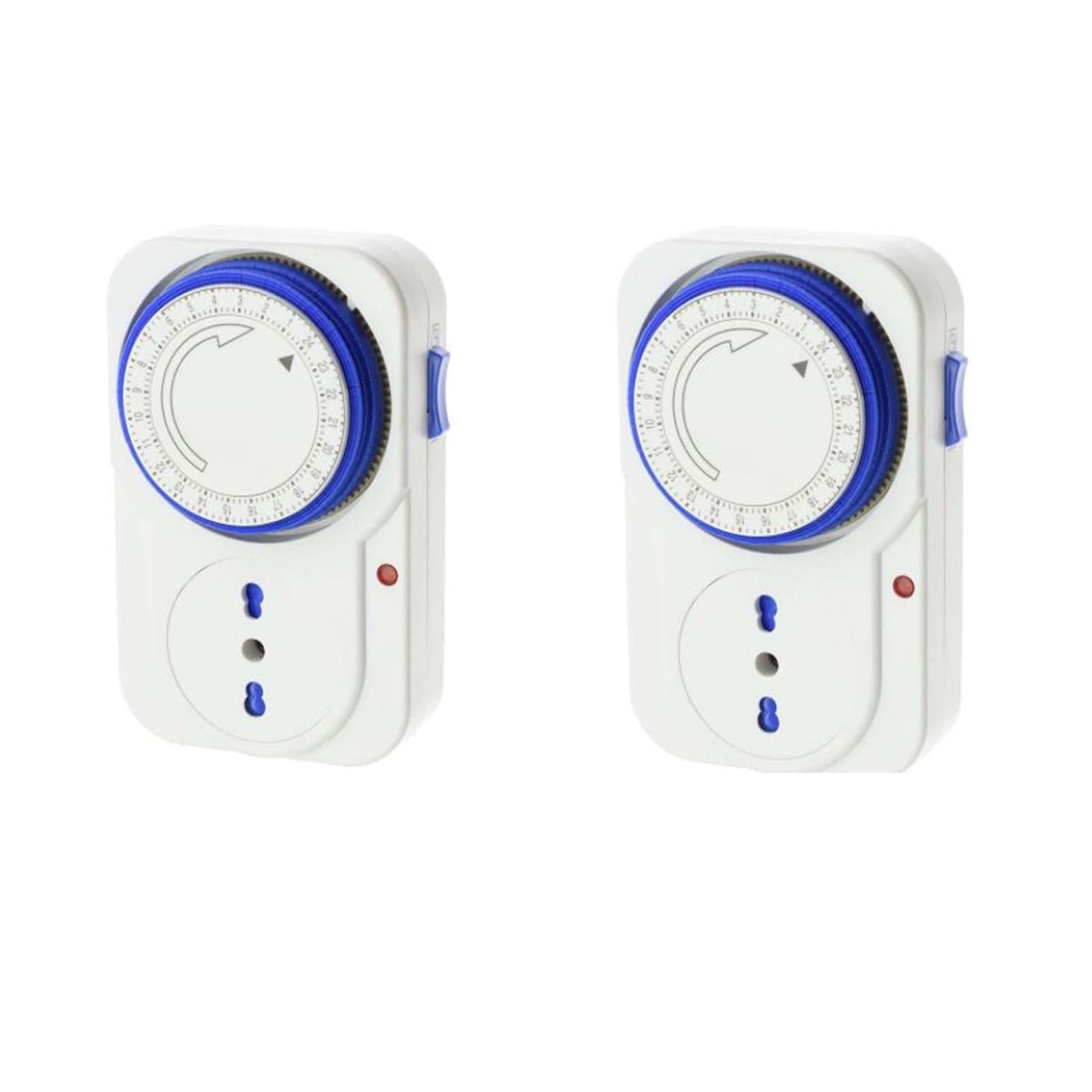 Pz 2 presa elettrica temporizzata timer 24h programmabile programmatore orologio - 4