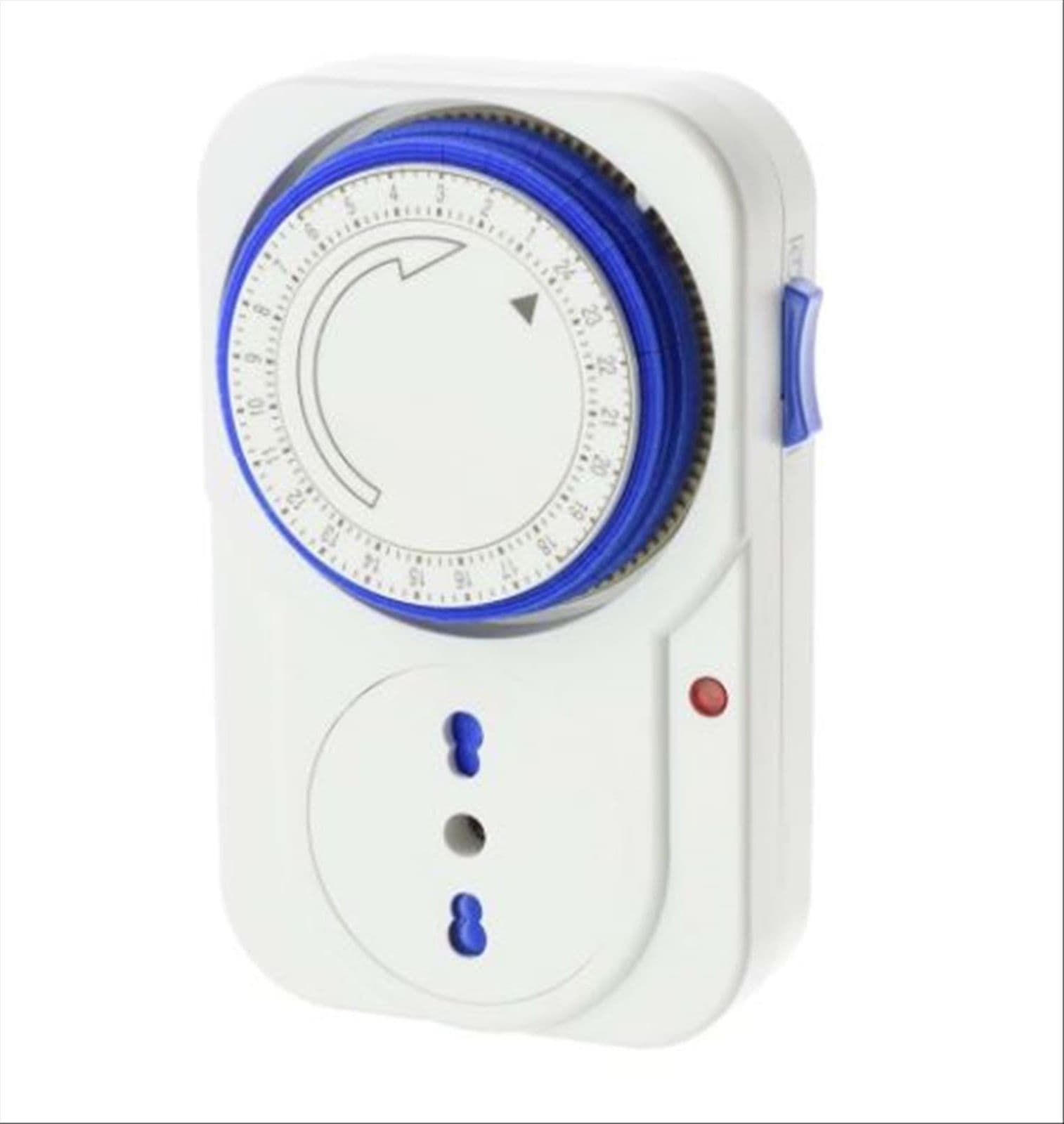 Pz 2 presa elettrica temporizzata timer 24h programmabile programmatore orologio - 3