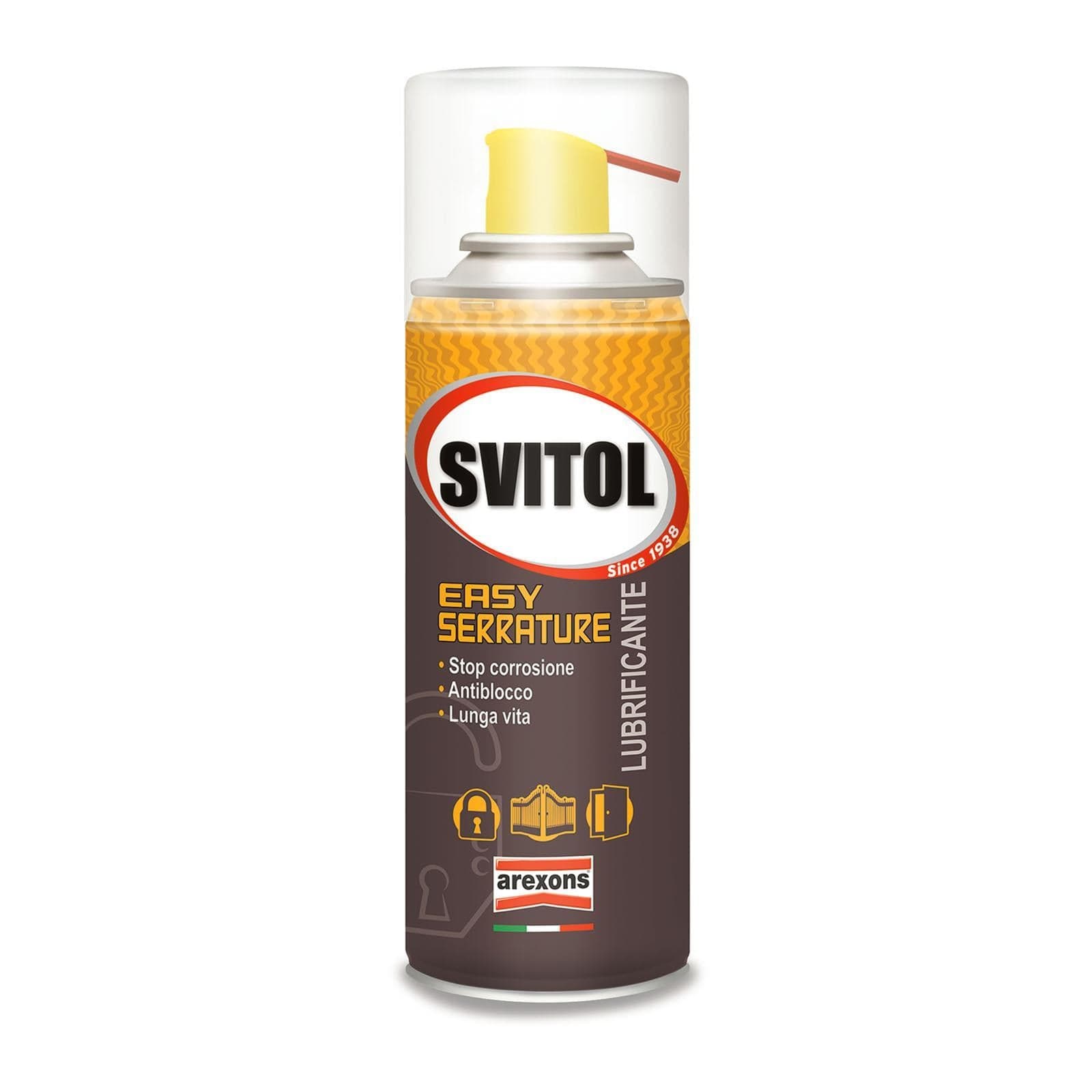 Svitol easy serrature 200ml lubrificante spray sbloccante cilindretti serratura penetrante protettivo - 2