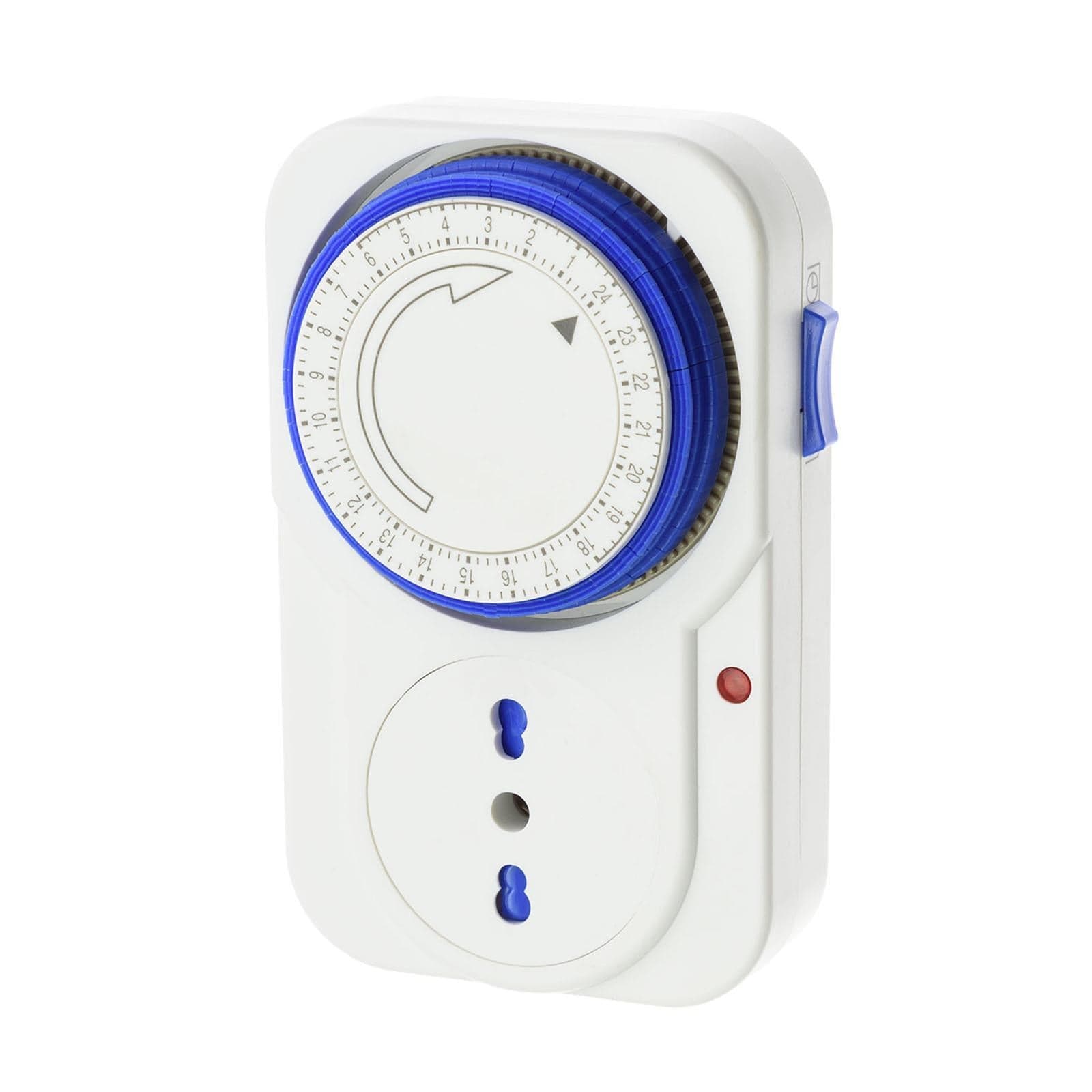 Presa elettrica temporizzata timer 24 h programmabile programmatore orologio - 3