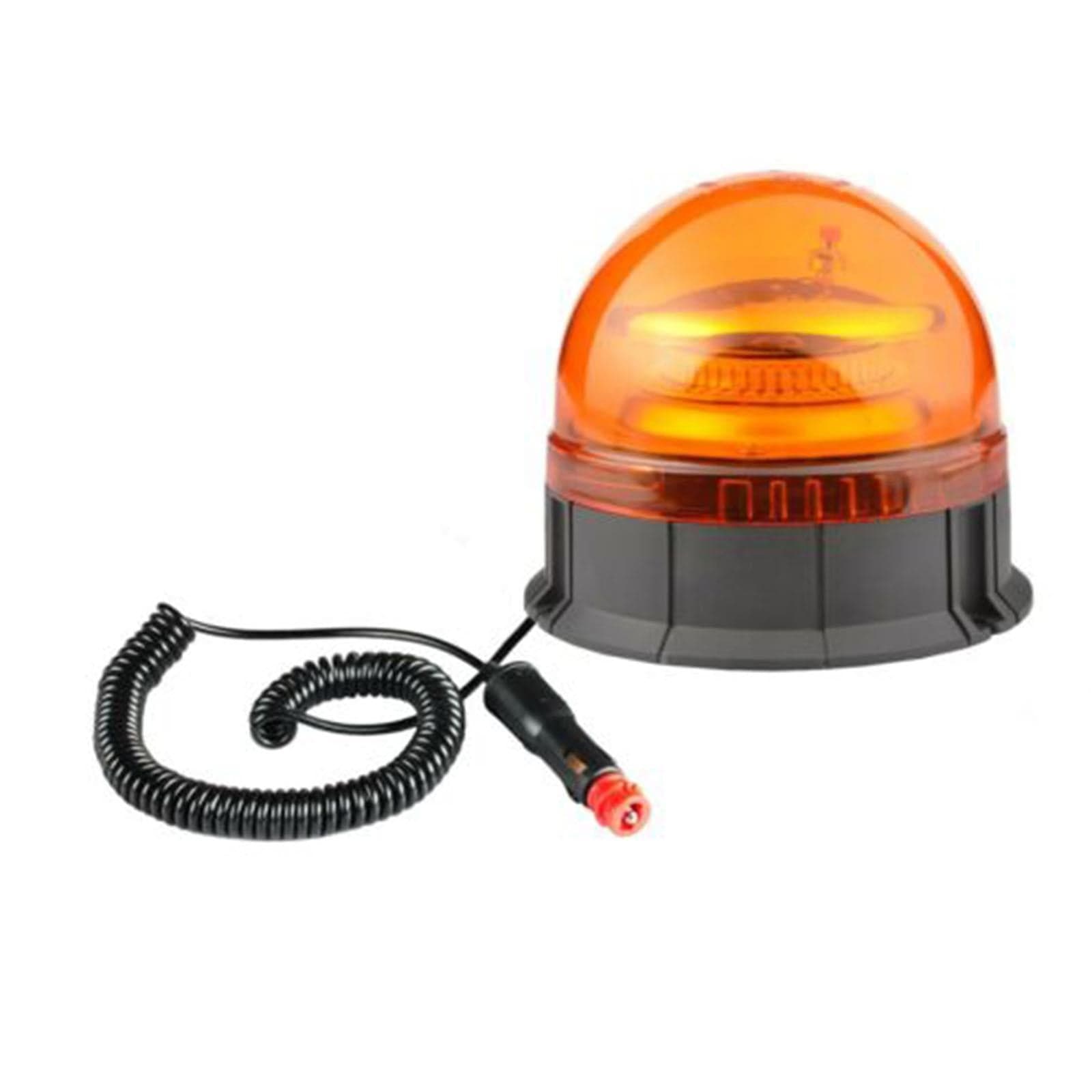 Lampeggiante girofaro a led con base magnetica e ventosa compatto per macchine agricole - 2