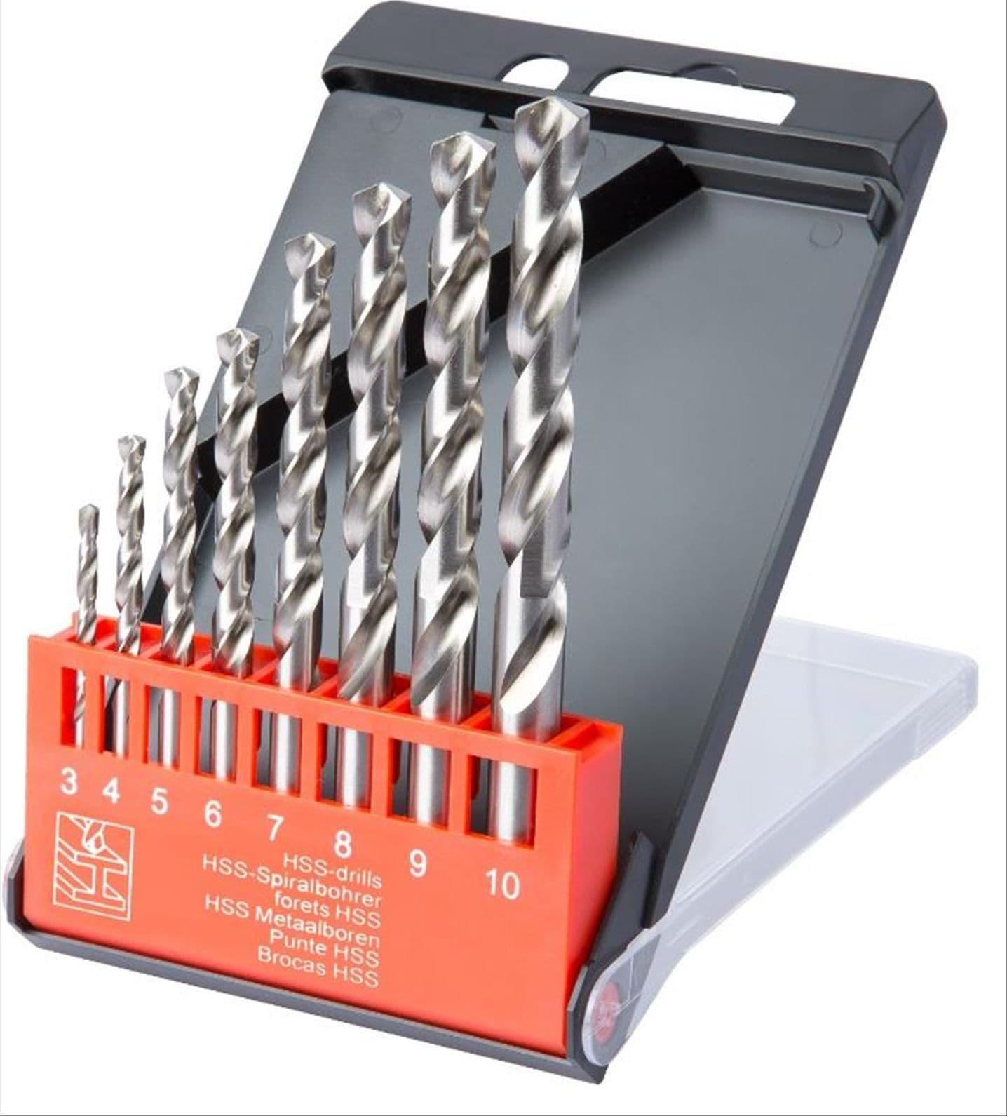 Kit 8 punte per metallo ferro in acciaio con custodia per trapano avvitatore - 3