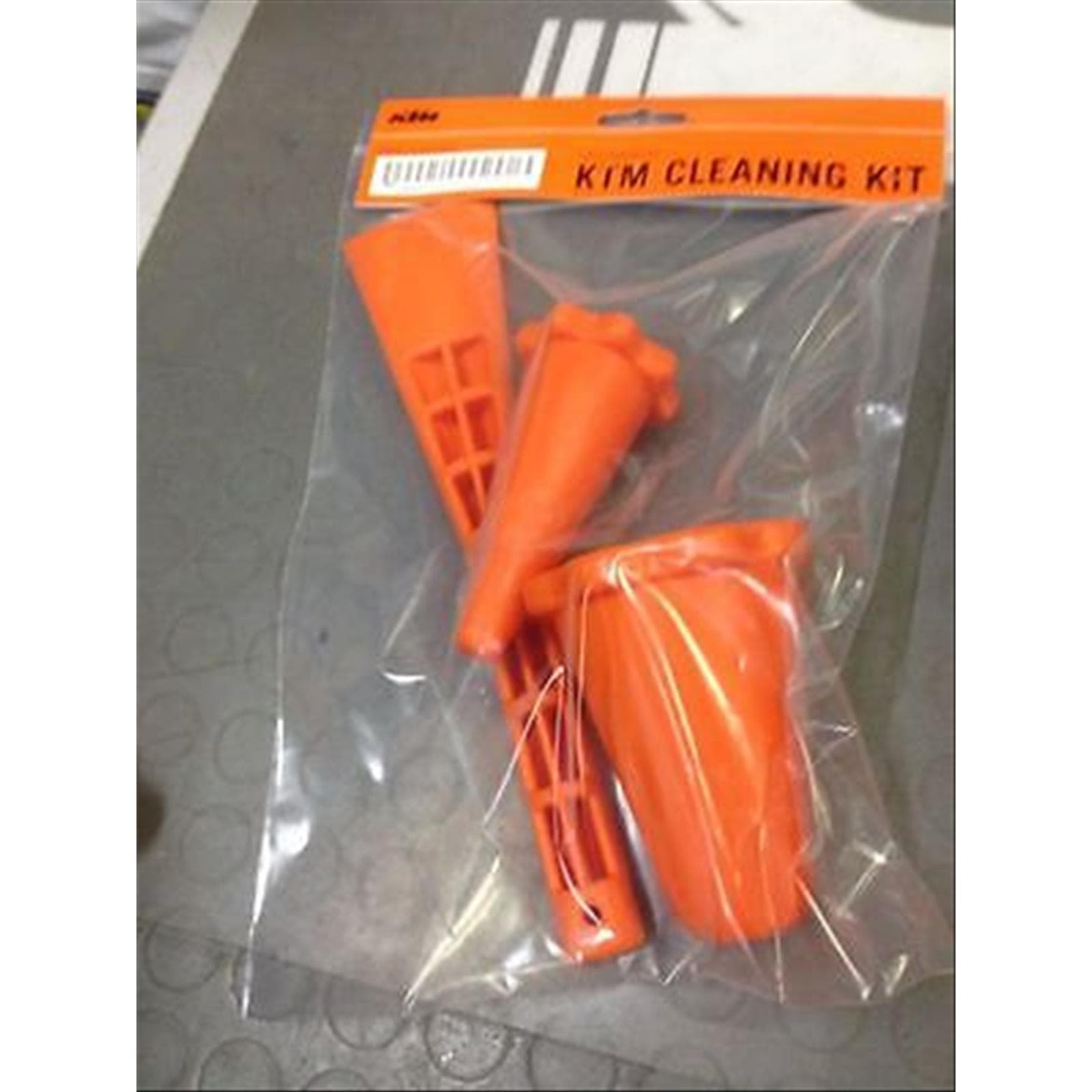 Kit lavaggio ktm per motocross cf da 3pz spazzola tappo marmitta cross motori - 2