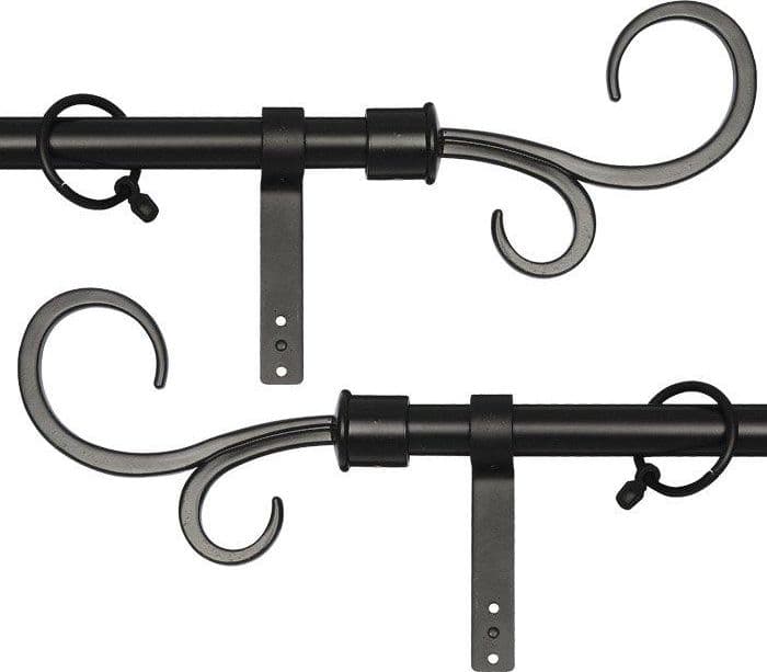Asta in metallo Atene 120-210 per tende e tendaggi cucina soggiorno - 1
