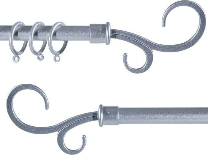 Asta in metallo Atene 120-210 per tende e tendaggi cucina soggiorno - 2