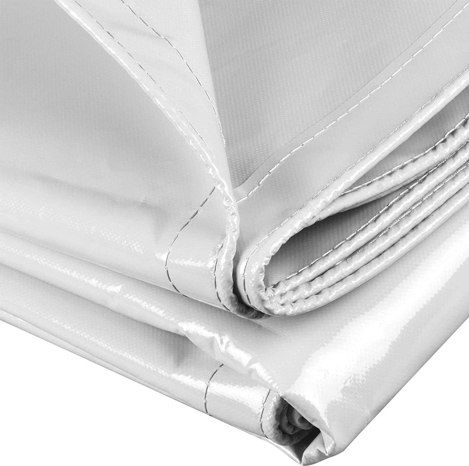 Telo occhiellato impermeabile in polietilene Grigio da campeggio 180 gr - 4