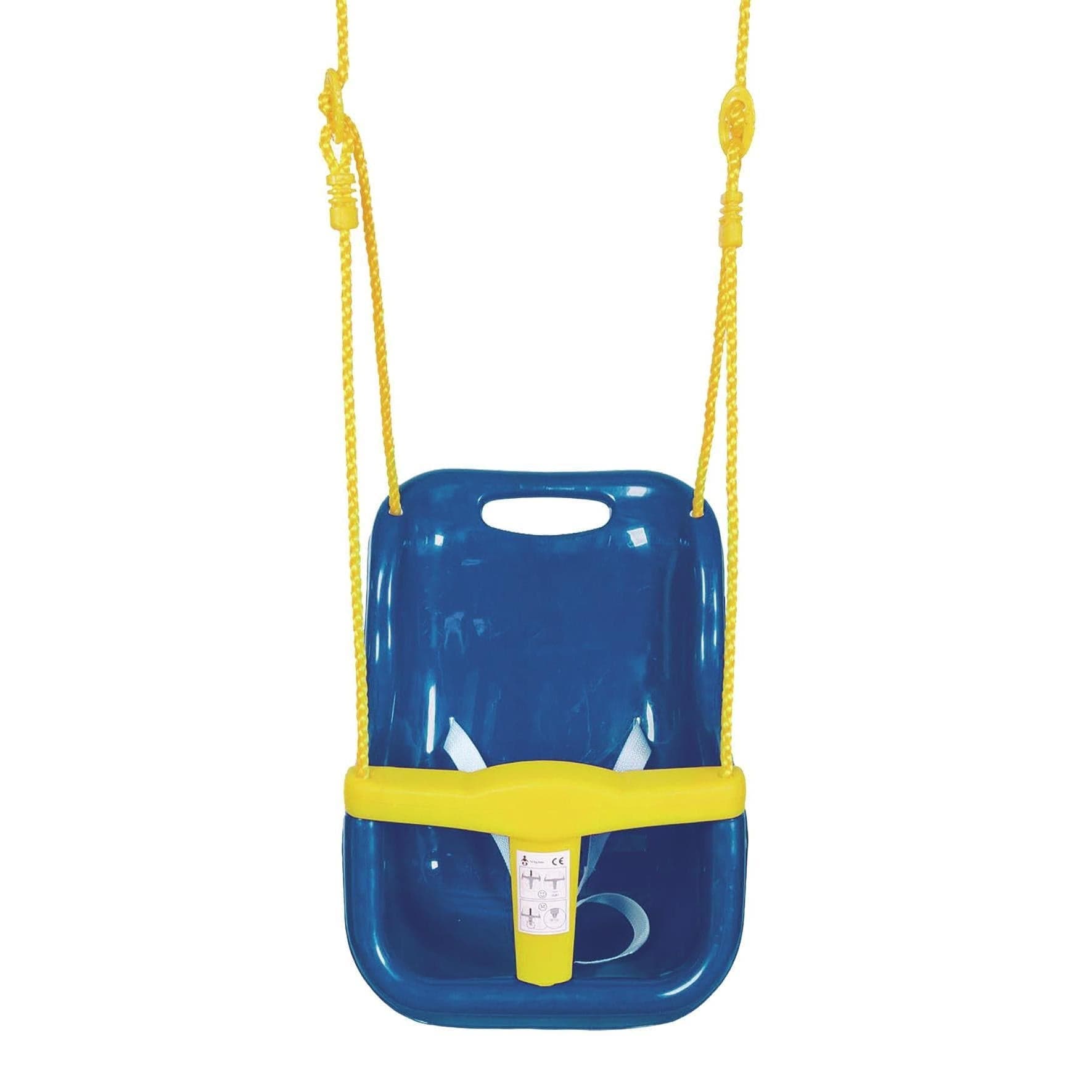 Seggiolino sedia per altalena in plastica per bambini da giardino esterno - 2