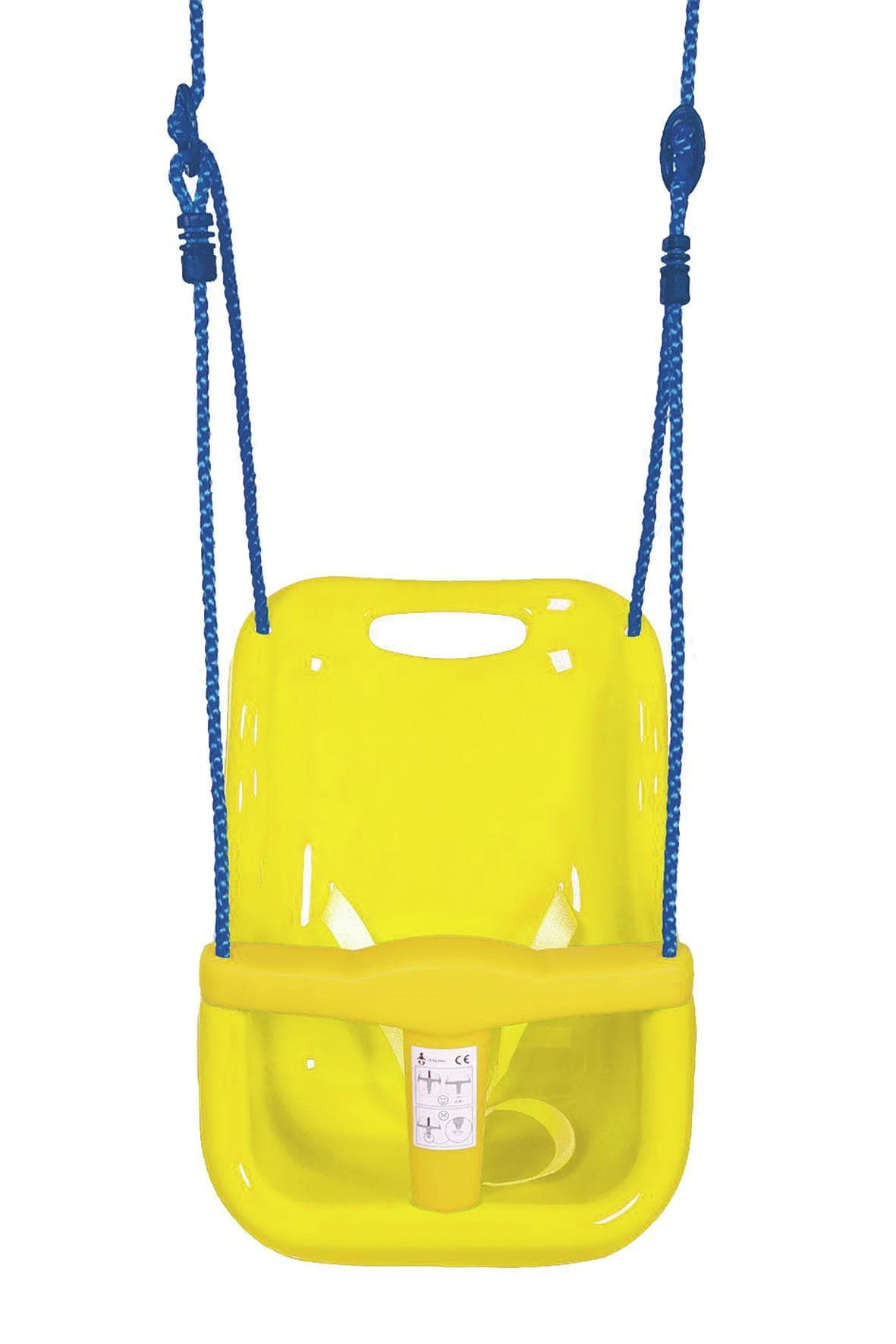 Seggiolino sedia per altalena in plastica per bambini da giardino esterno - 3