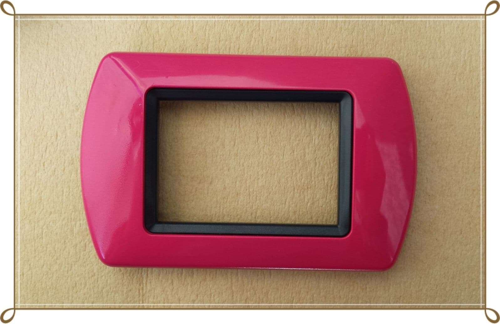 PLACCHE COMPATIBILI LIVING INTERNATIONAL COLORATE IN ABS PER SCATOLE RETTANGOLARI  SERIE GLAMOUR - 6