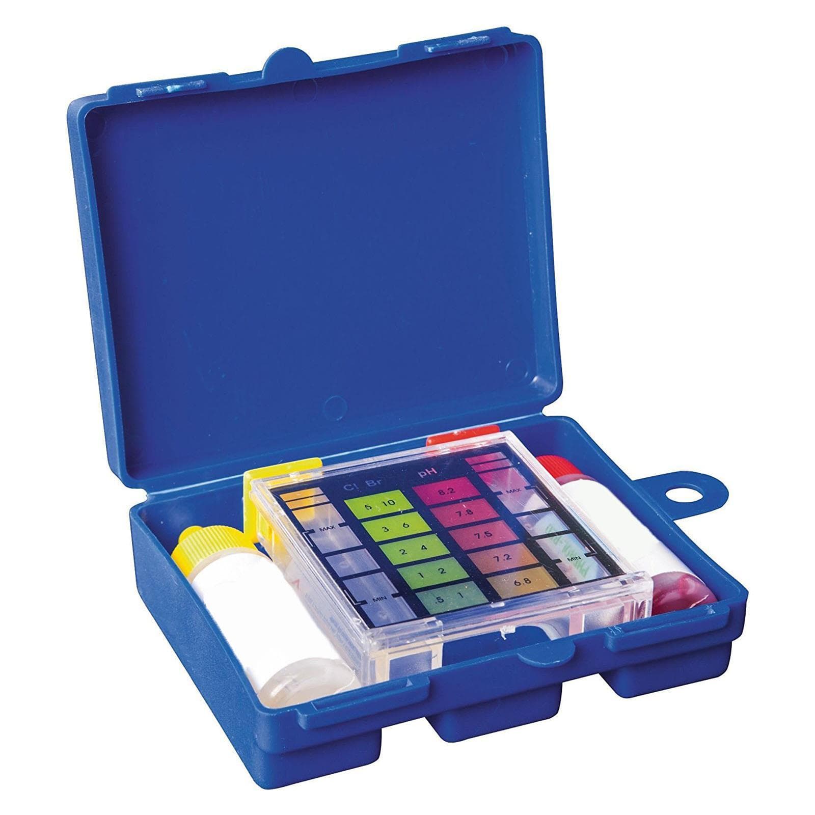 Kit completo per analisi piscina test con reagente liquido per ph e cloro - 3