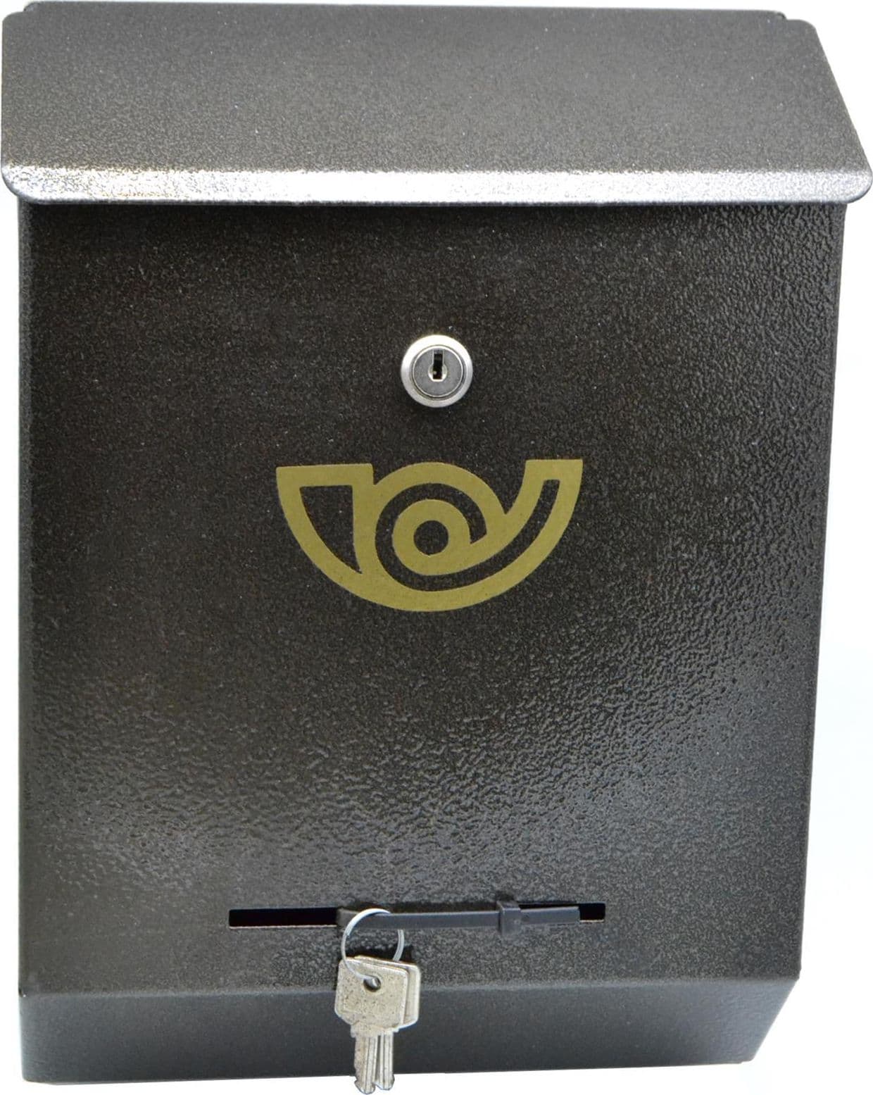 Cassetta postale antracite verniciata a polvere h 31 cm montaggio a parete - 3