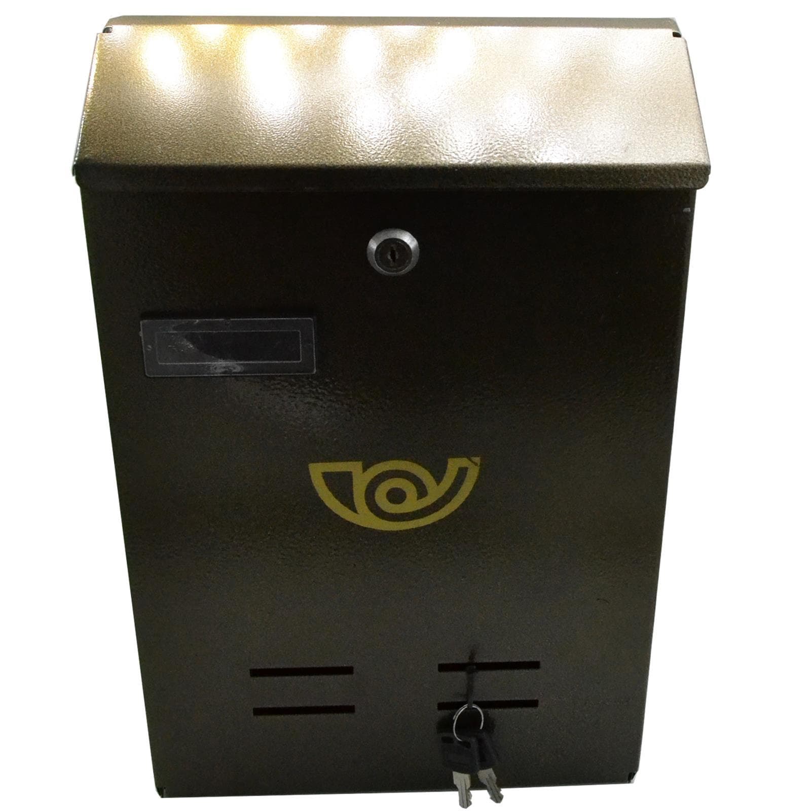 Cassetta postale Bronzo verniciata a polvere h 40 cm montaggio a parete - 3
