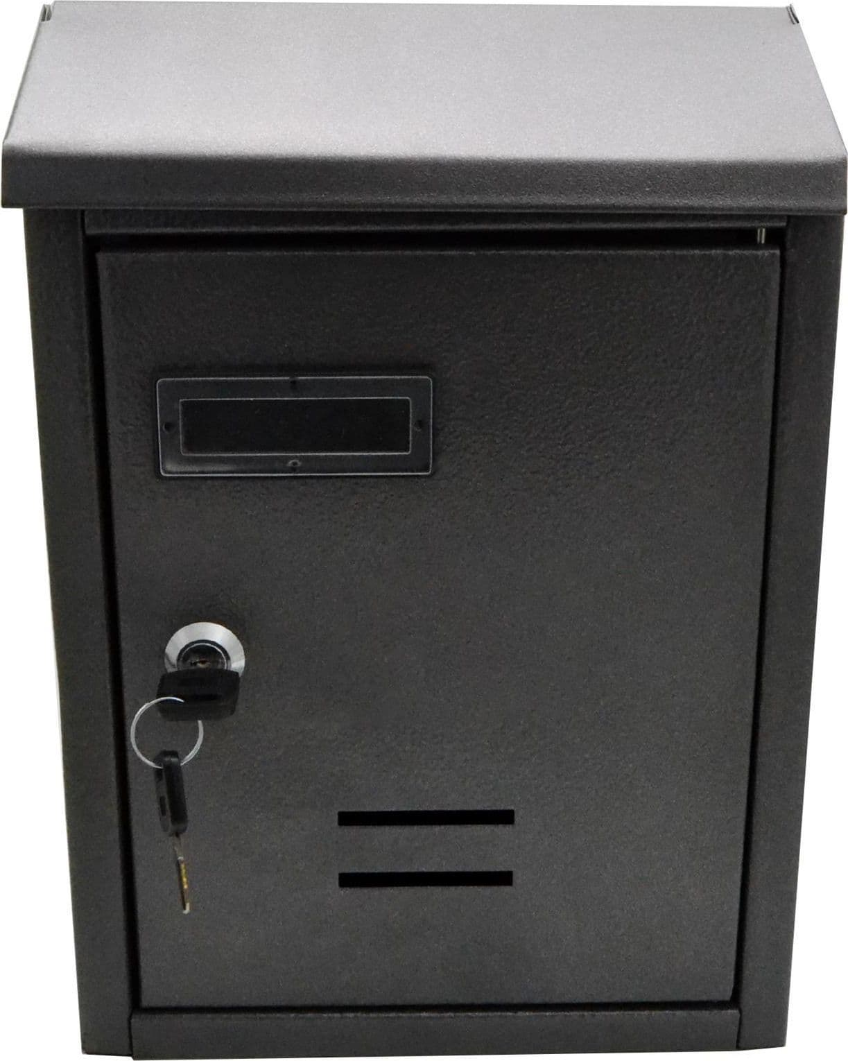 Cassetta postale antracite verniciata a polvere h 30 cm montaggio a parete - 3