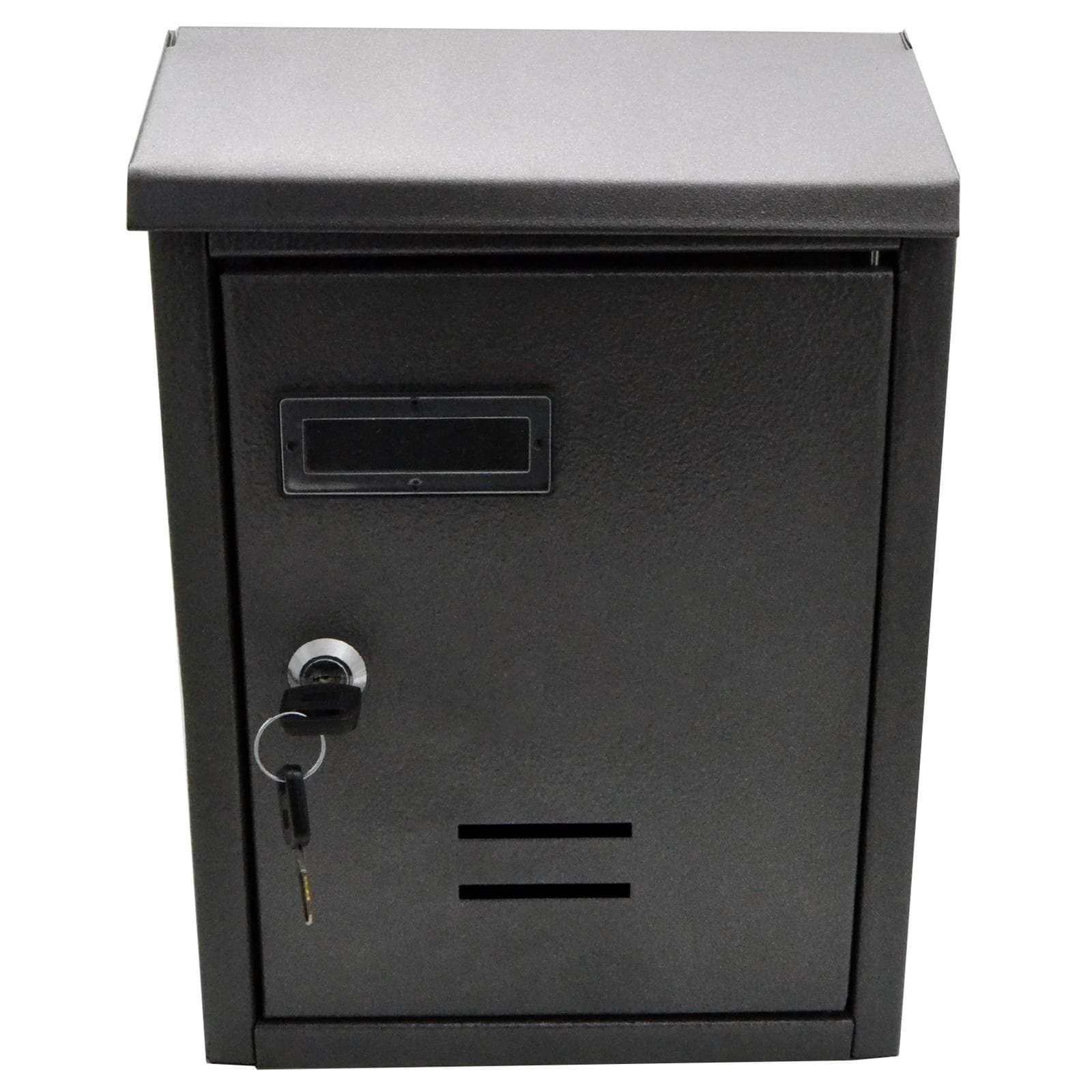 Cassetta postale antracite verniciata a polvere h 30 cm montaggio a parete - 3