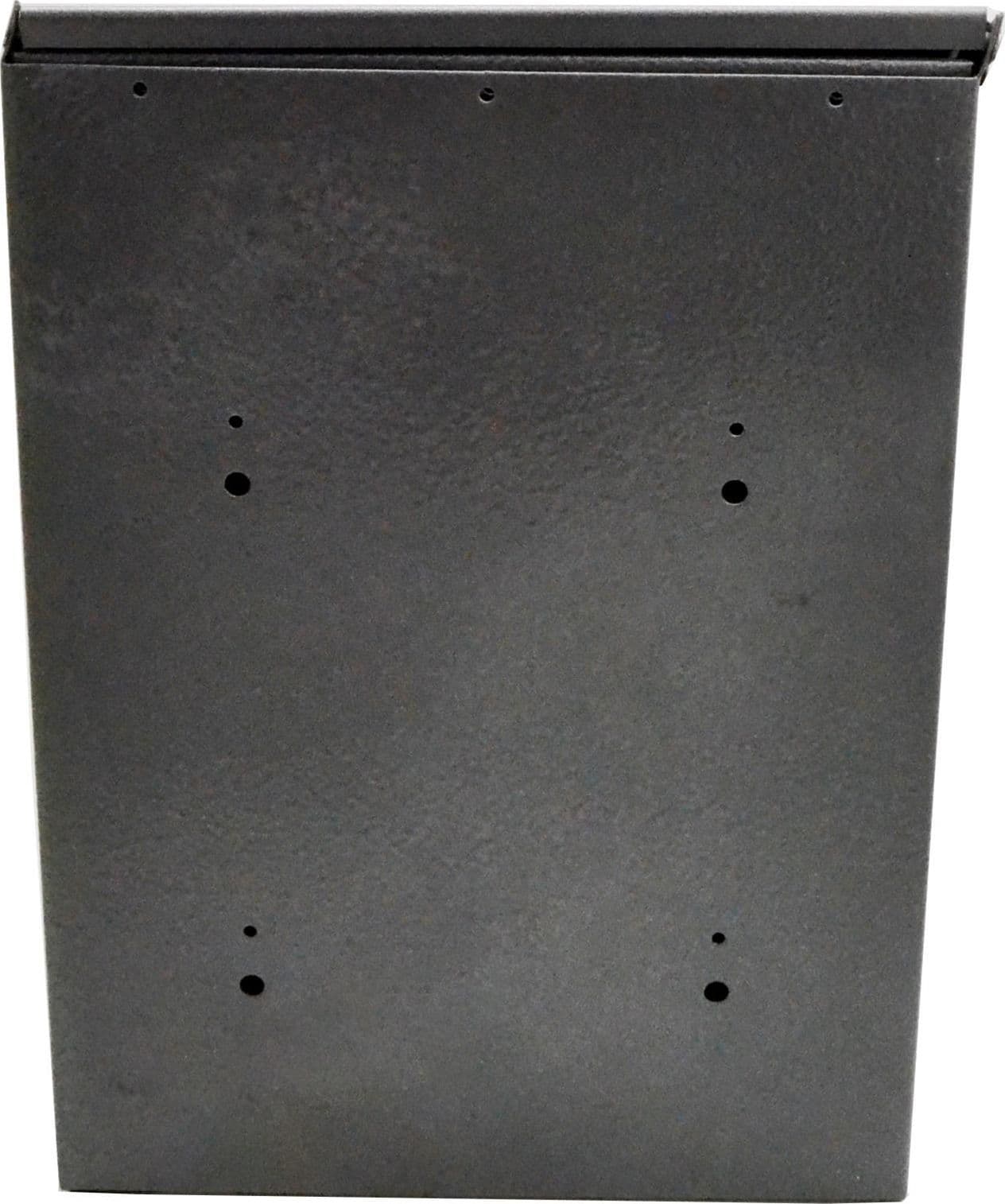 Cassetta postale antracite verniciata a polvere h 30 cm montaggio a parete - 2