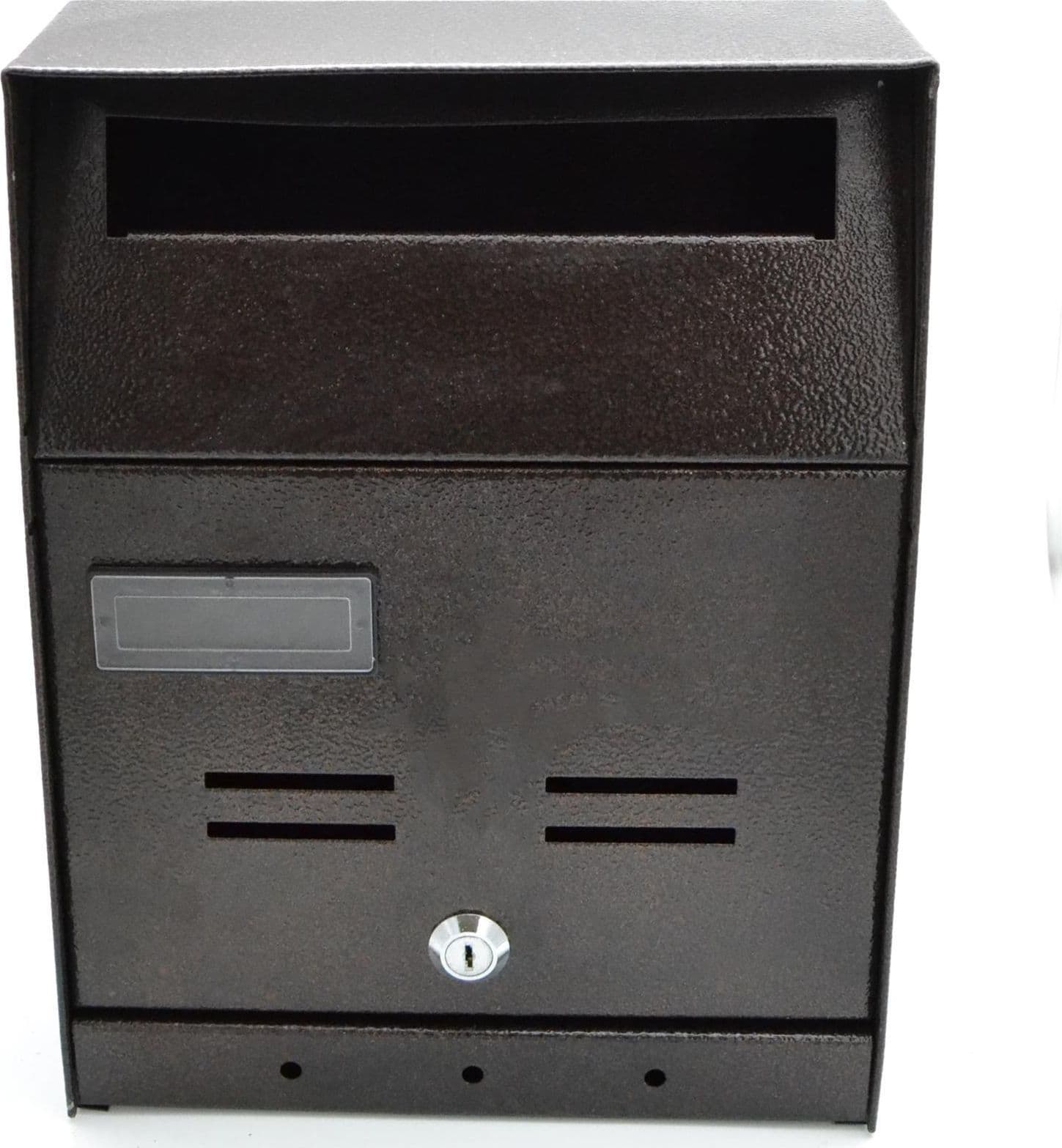 Cassetta postale antracite verniciata a polvere h 29 cm montaggio a parete - 3