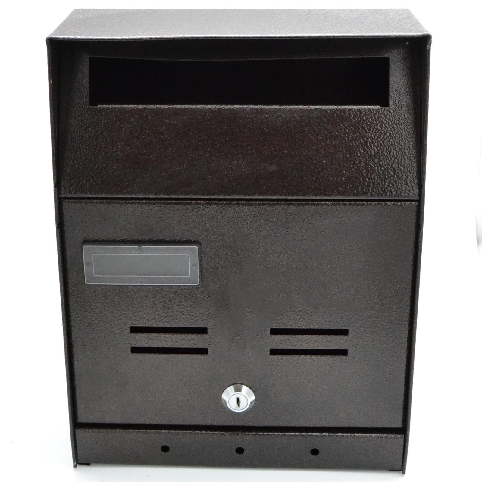 Cassetta postale antracite verniciata a polvere h 29 cm montaggio a parete - 3