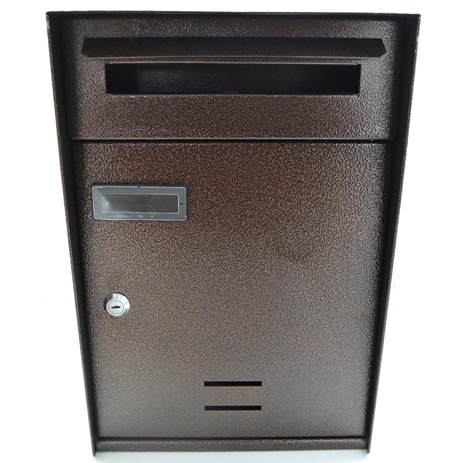 Cassetta postale Bronzo verniciata a polvere h 36 cm montaggio a parete - 3