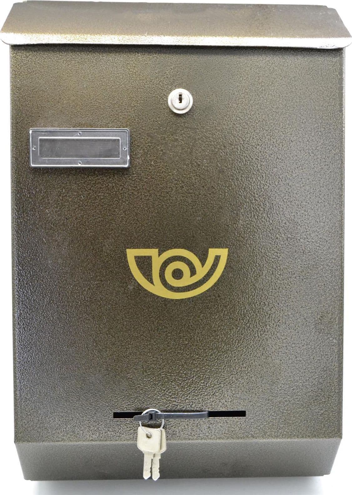 Cassetta postale Bronzo verniciata a polvere h 40 cm montaggio a parete - 3