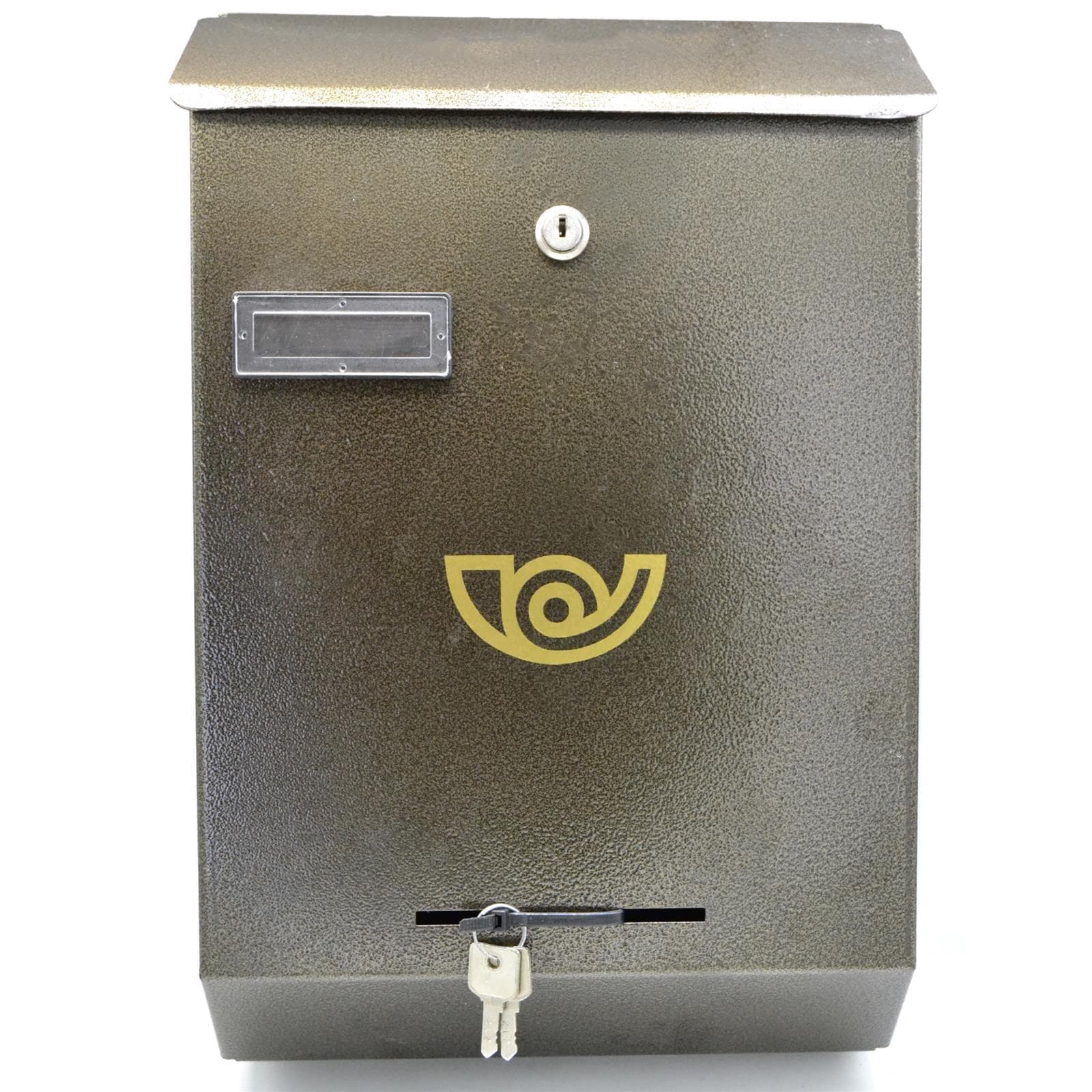 Cassetta postale Bronzo verniciata a polvere h 40 cm montaggio a parete - 3