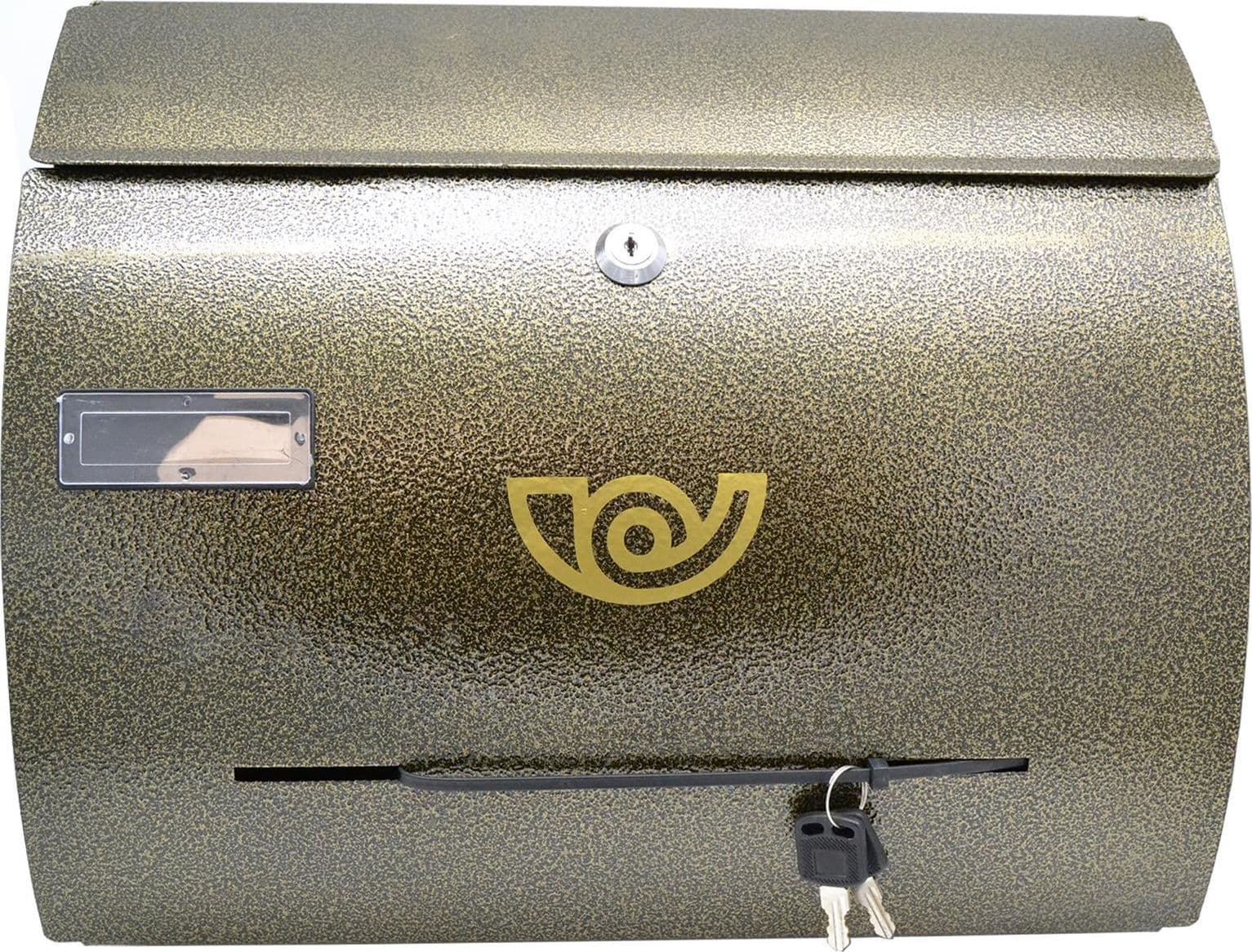 Cassetta postale Bronzo verniciata a polvere h 31 cm montaggio a parete - 3