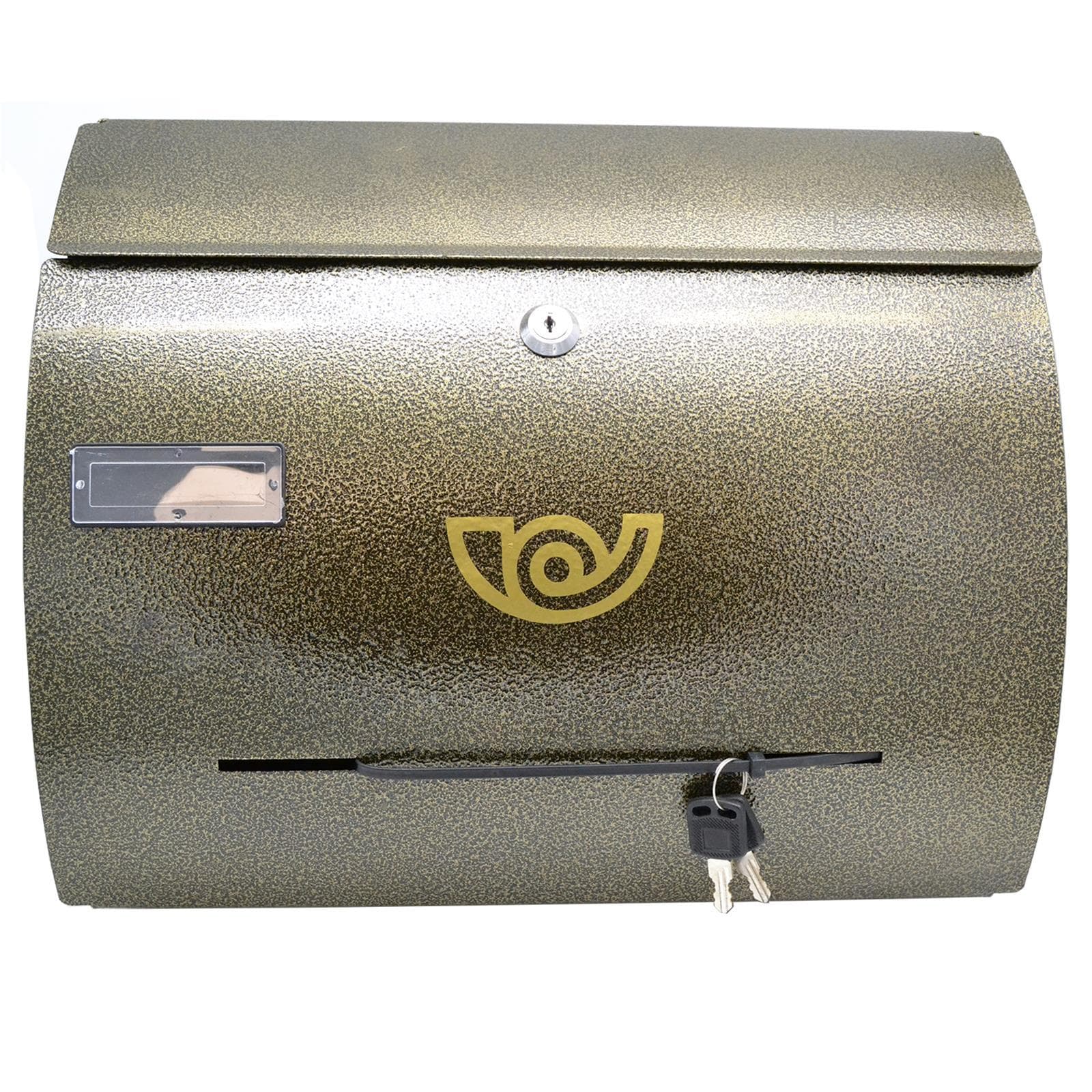 Cassetta postale Bronzo verniciata a polvere h 31 cm montaggio a parete - 3