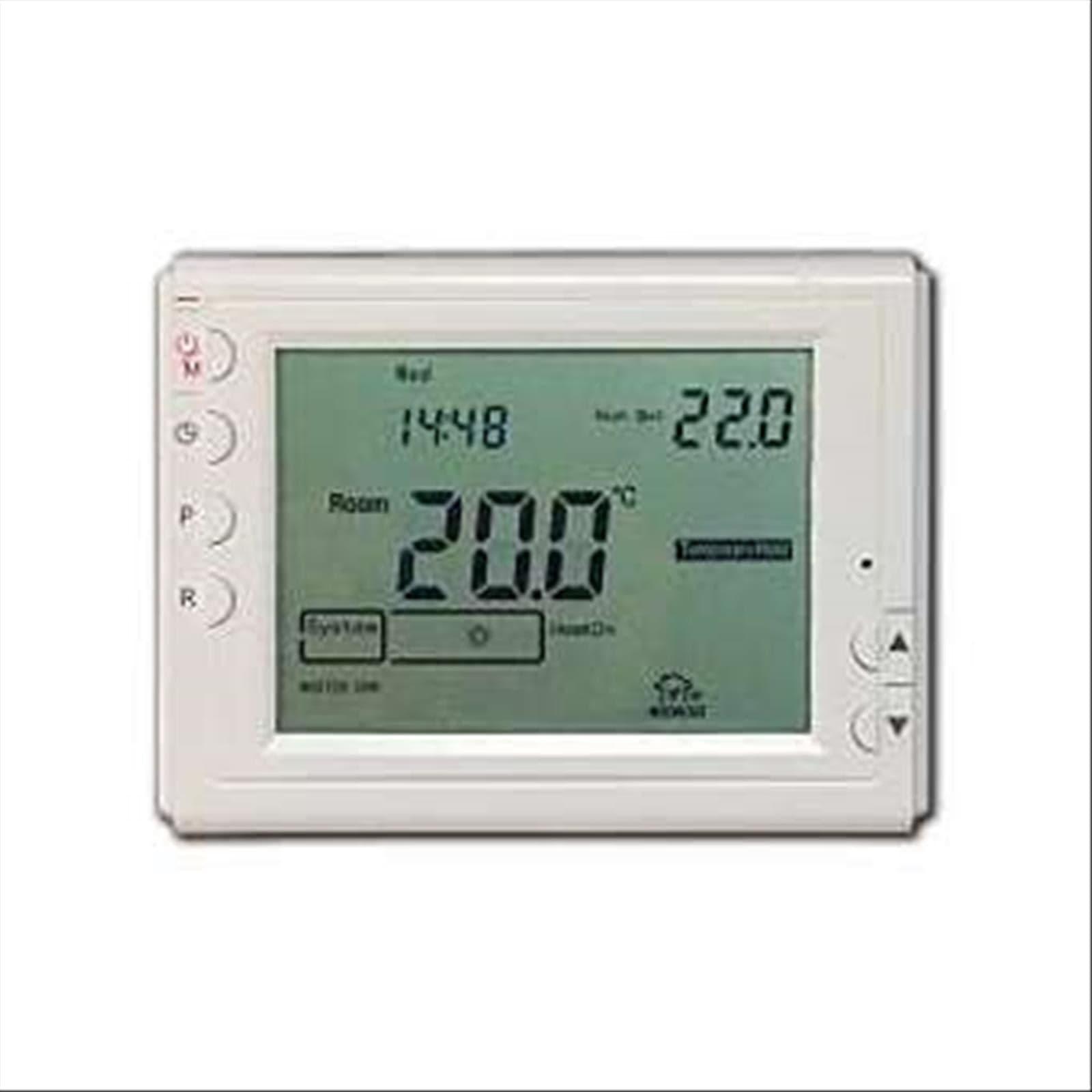 Crono termostato con display digitale a batterie da muro programmatore - 2