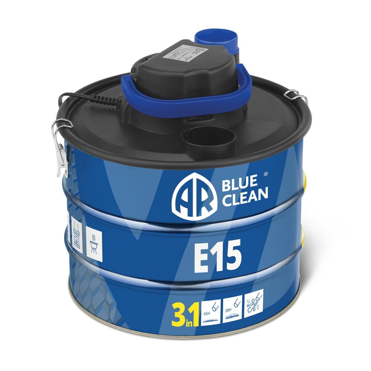 Aspiracenere Annovi Reverberi "E15" 1000 W, pulizia stufa e camino a legna e pellets - 3