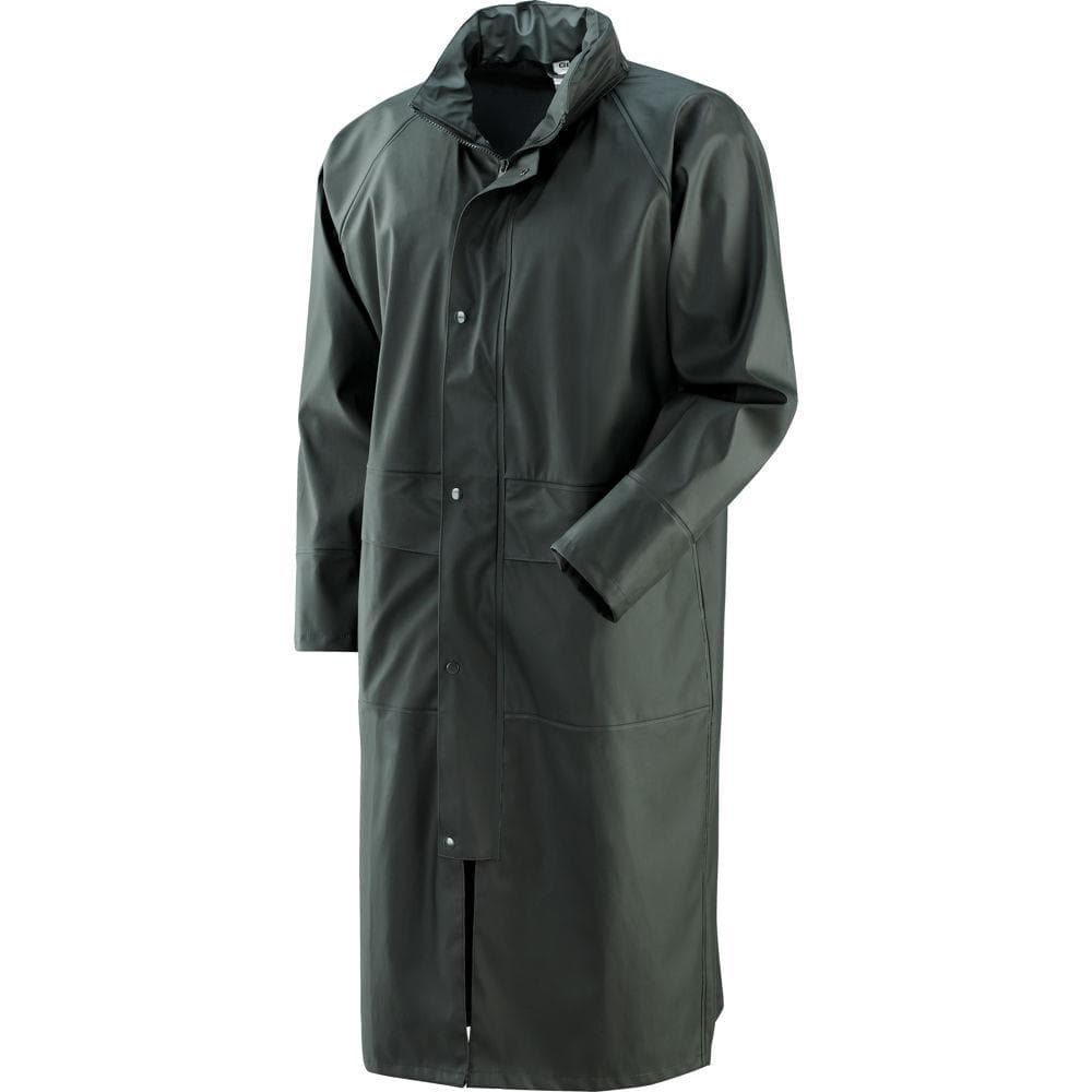 Cappotto "Iguazu" in PVC/PU con supporto 100% poliestere, Impermeabile traspirante giacca lunga - 2