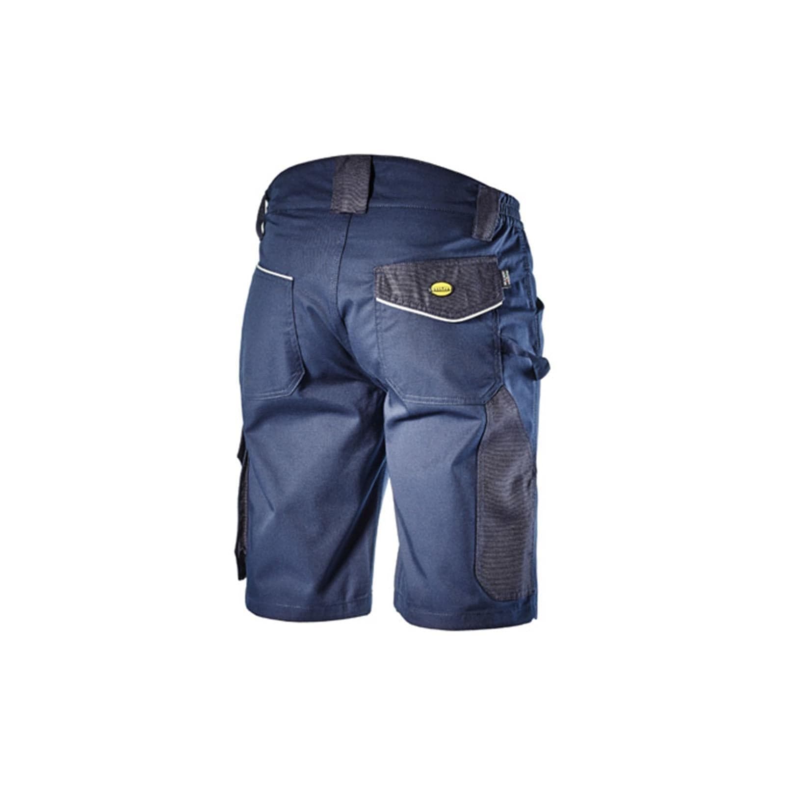 Bermuda da lavoro con tasche laterali "Poly", pantalone da uomo corto - 2