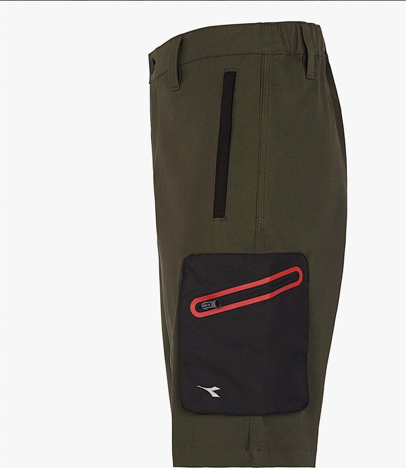 Bermuda da lavoro con tasche laterali "Stretch", pantalone da uomo corto - 3