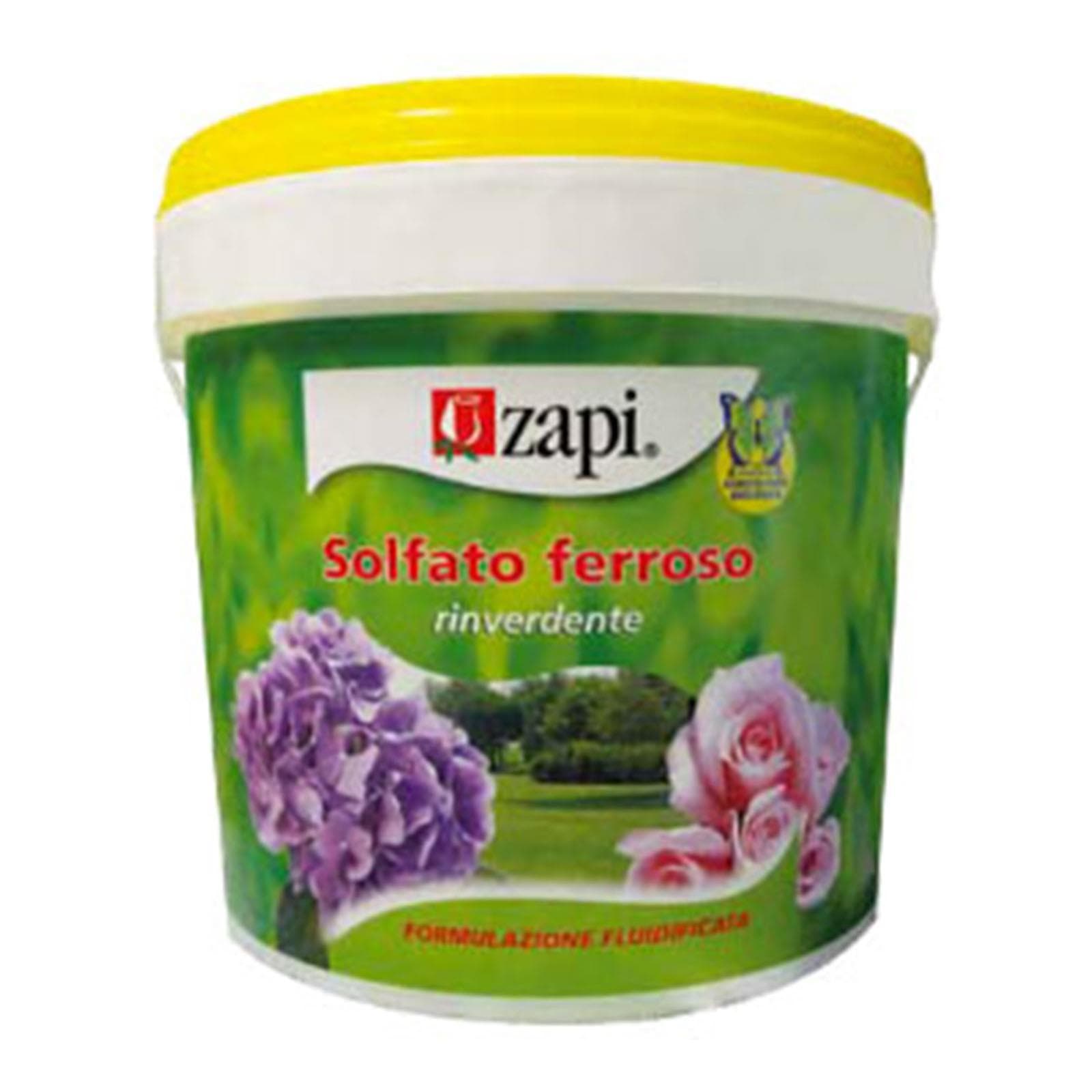 Solfato di ferro concime rinverdente per prato fertilizzante antimuschio 5 kg - 2