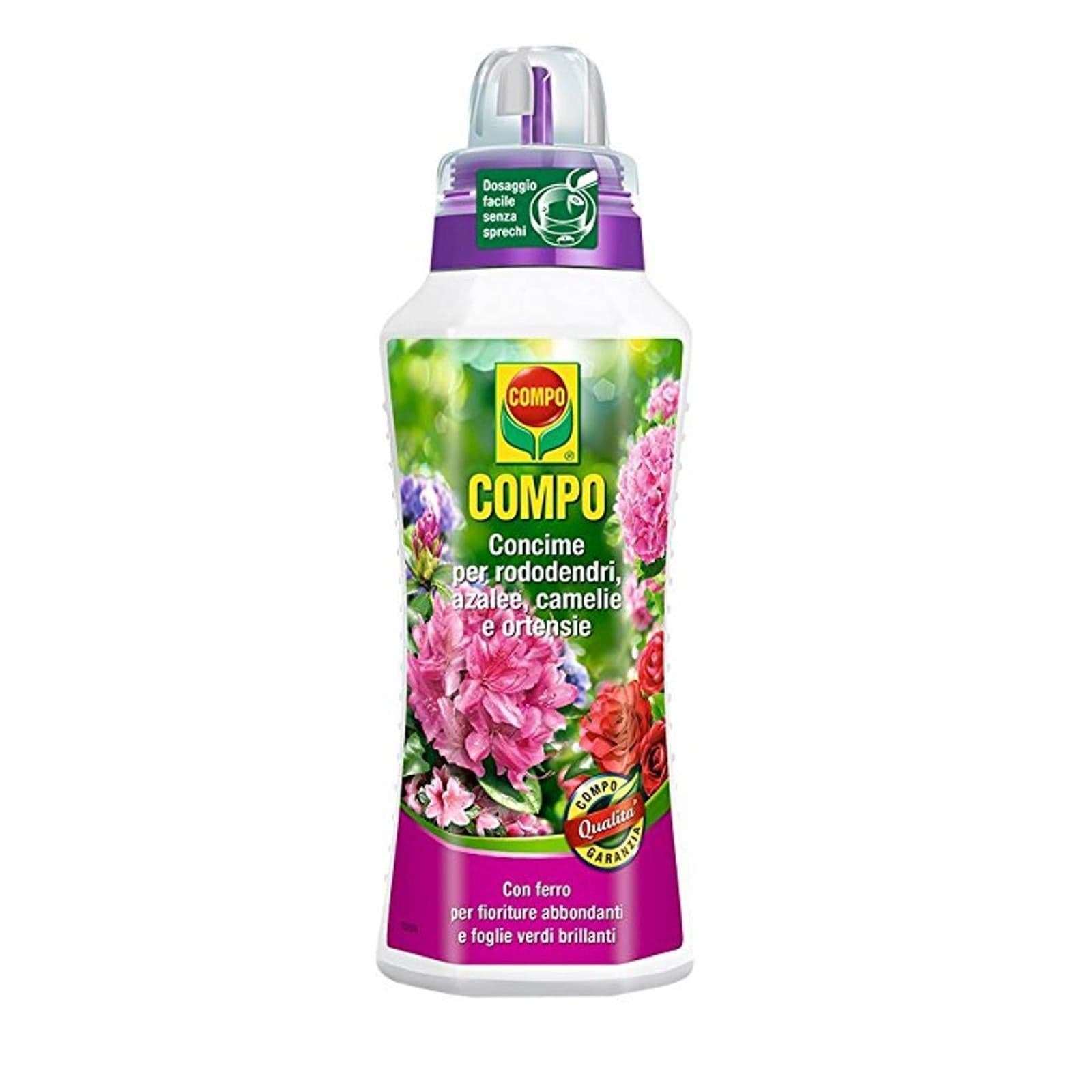 Concime liquido per Azalee e Rododendri fertilizzante per piante acidofile 0,5 lt - 2