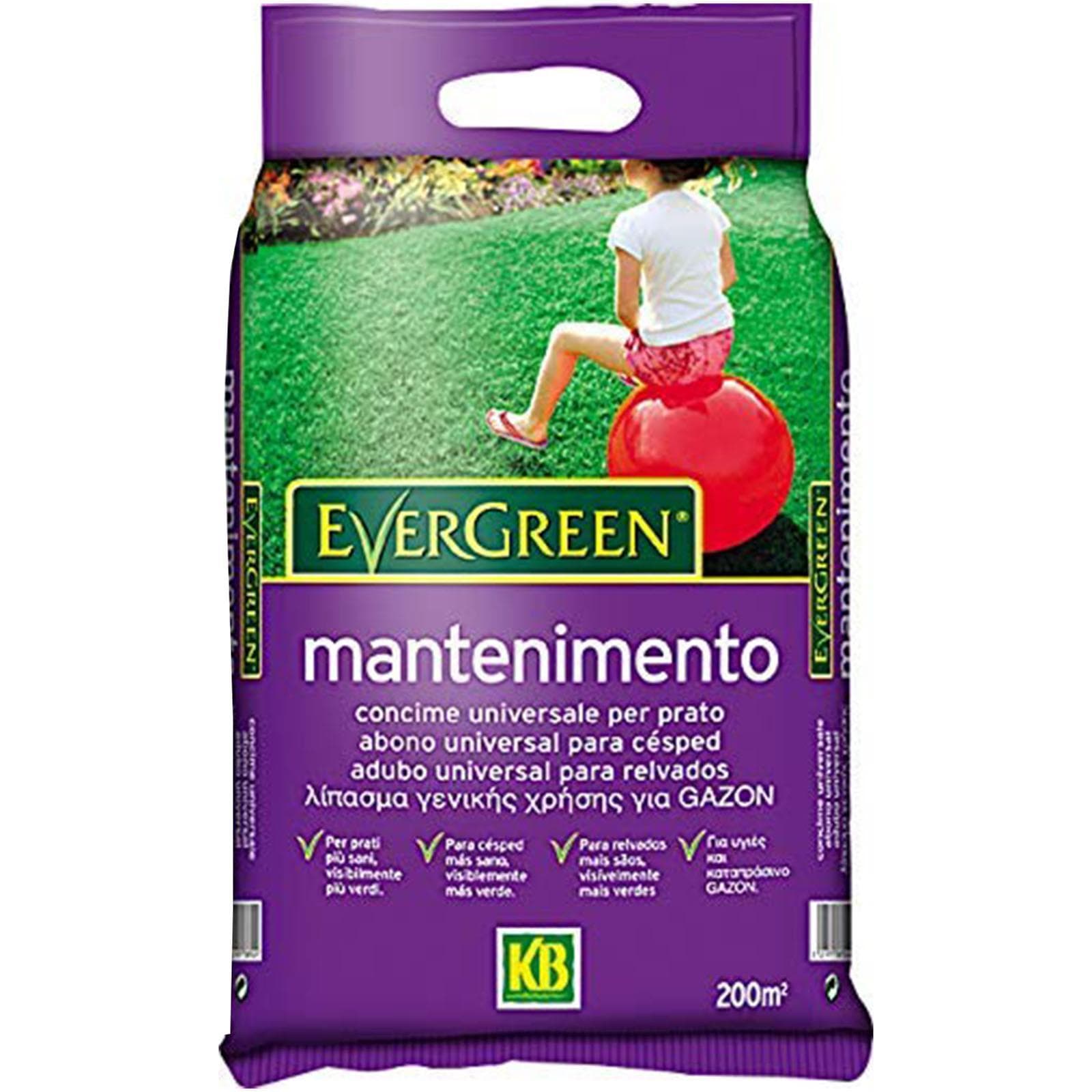 Concime per tappeti erbosi "Evergreen" mantenimento del prato e aiuole a lenta cessione - 4