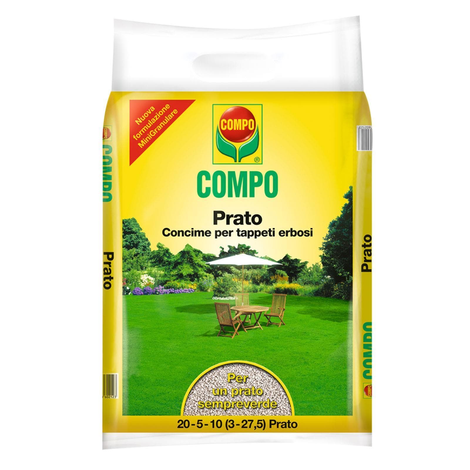 Concime per tappeti erbosi "Prato" mantenimento delle aiuole a lenta cessione kg 4 - 2