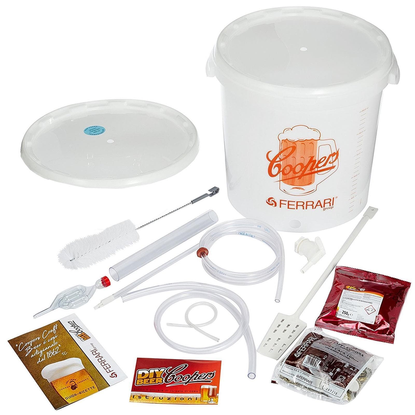 Kit completo fermentazione Birra artigianale con secchi da 25 lt - 4