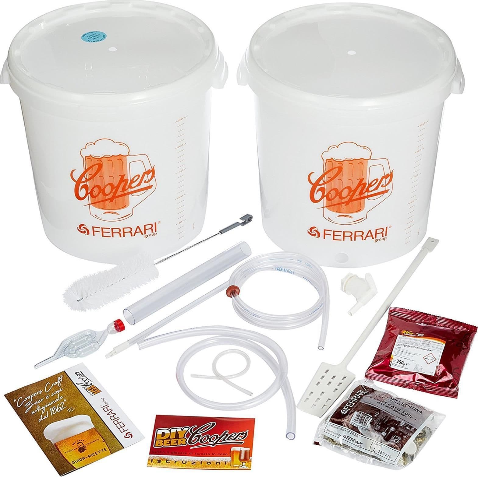 Kit completo fermentazione Birra artigianale con secchi da 25 lt - 2
