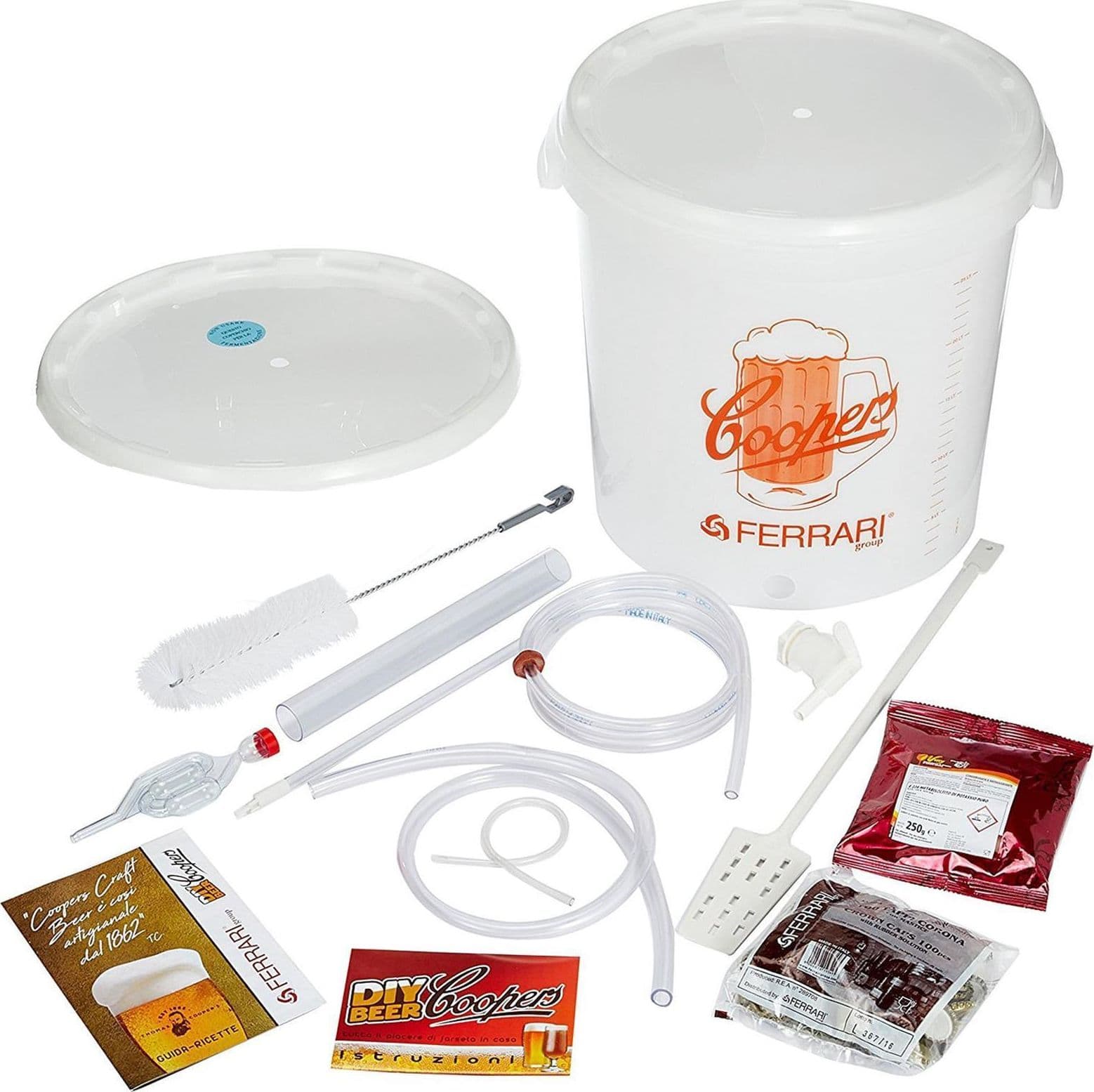 Kit completo fermentazione Birra artigianale con secchi da 25 lt - 3